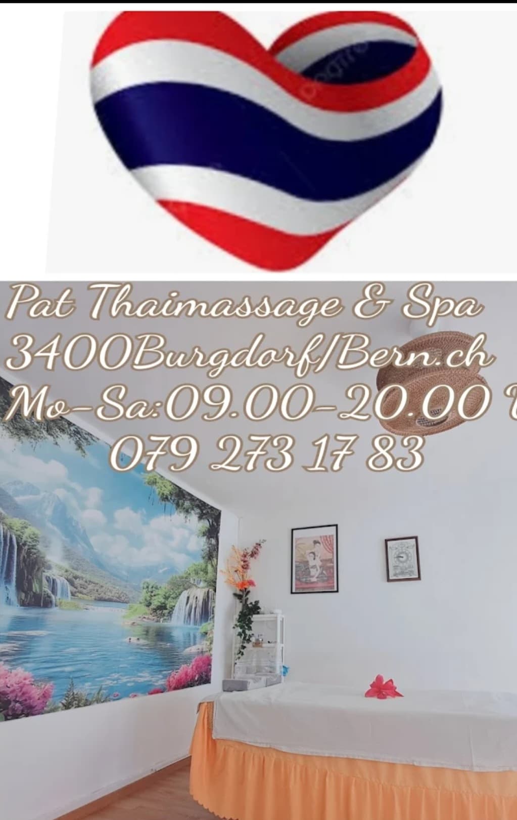 Foto 3 von Pat Thaimassage & Spa/5 Min von Bahnhof Burgdorf/Nur auf Termin.Thaiöl,Sport, Aroma,Medizinische-Massage ab 1std. CHF 85