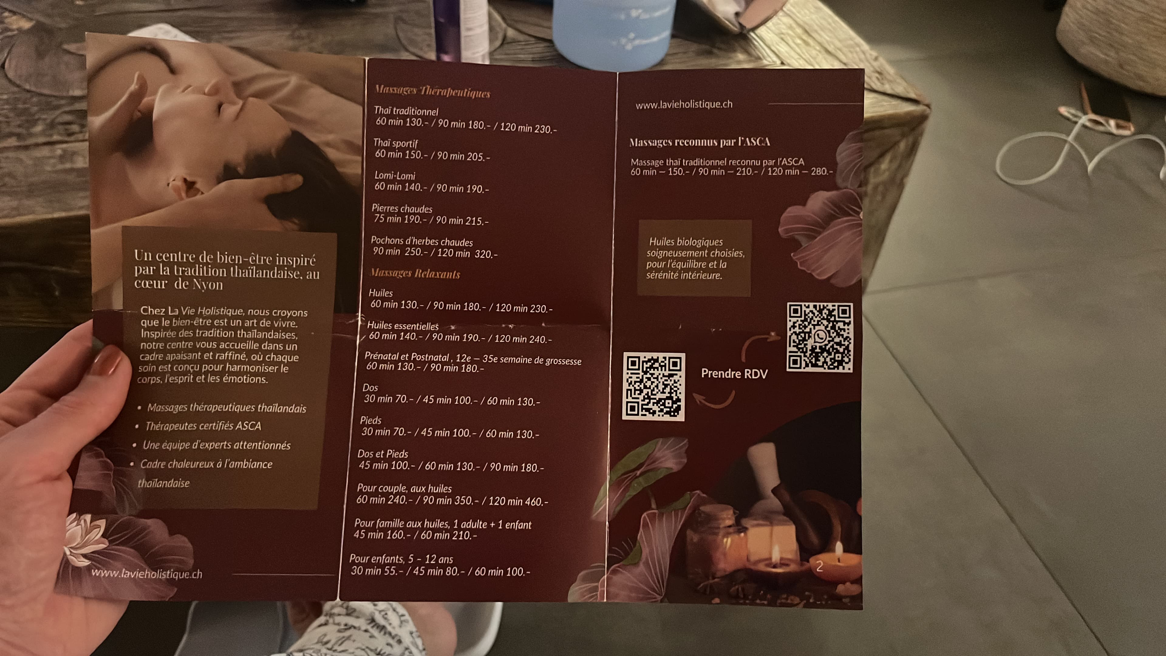 Foto 2 von La Vie Holistique – Massage thai thérapeutique & bien-être à Nyon