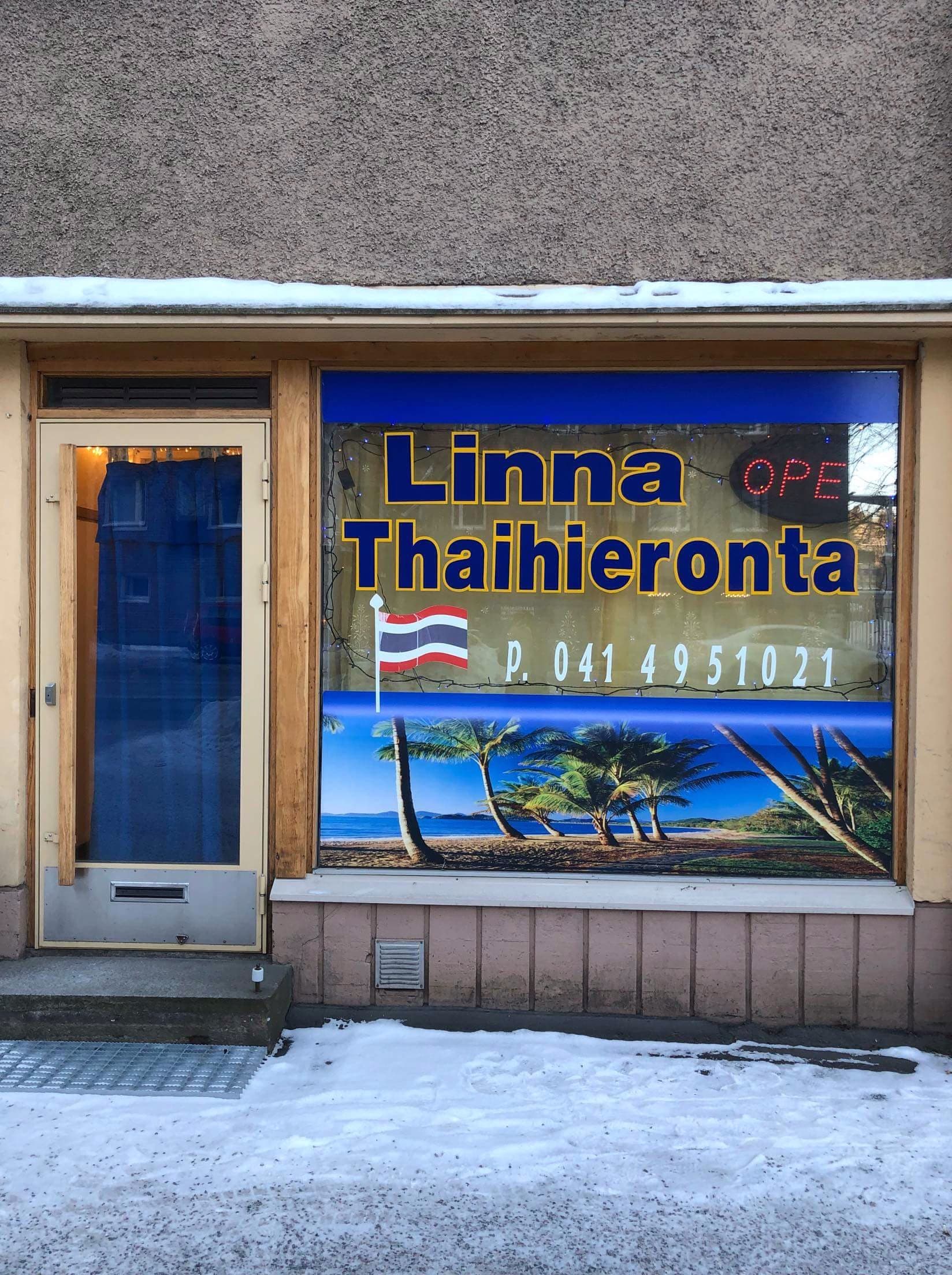 Kuva 3: Linna thaihieronta