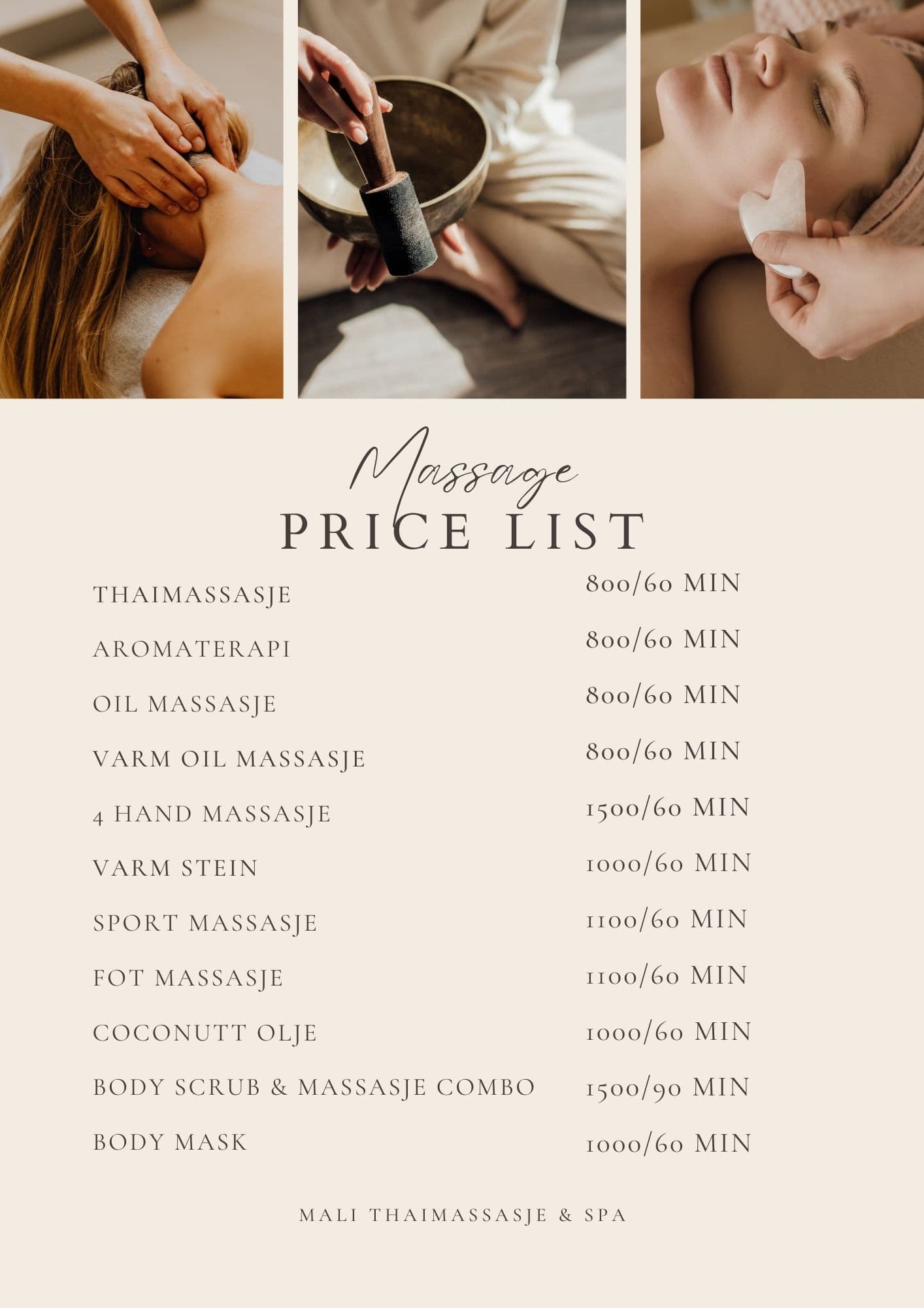 Mali Spa og Thaimassasje – Thaimassasje in Oslo
