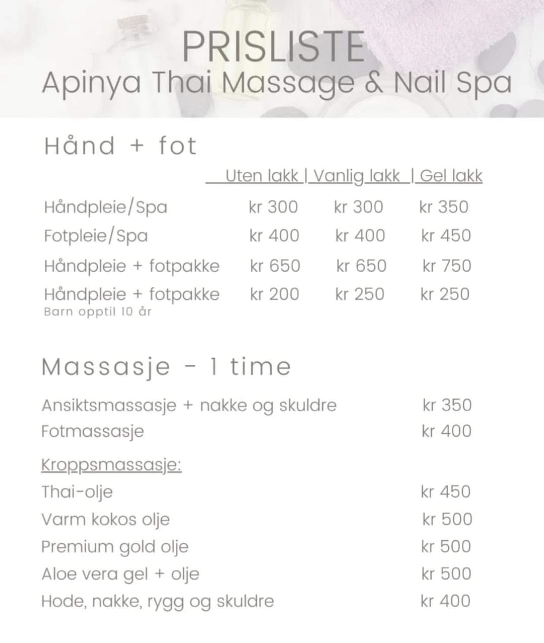 Bilde 3 av Apinya Thai Massasje