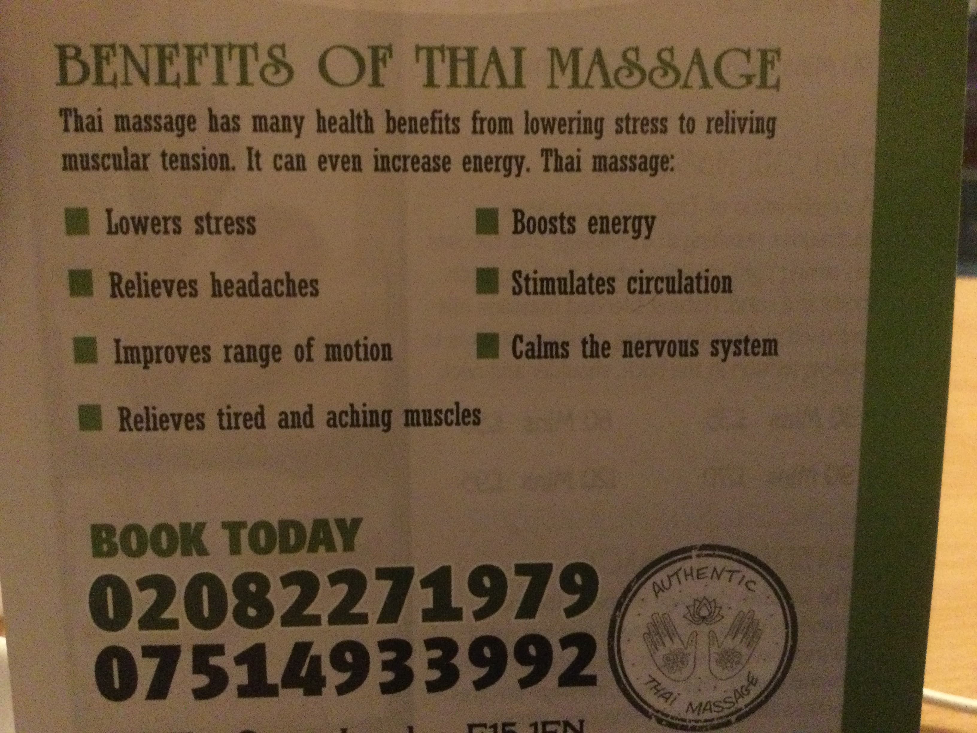 Kamon Ruean Tai Thai Massage – Thai massage in London