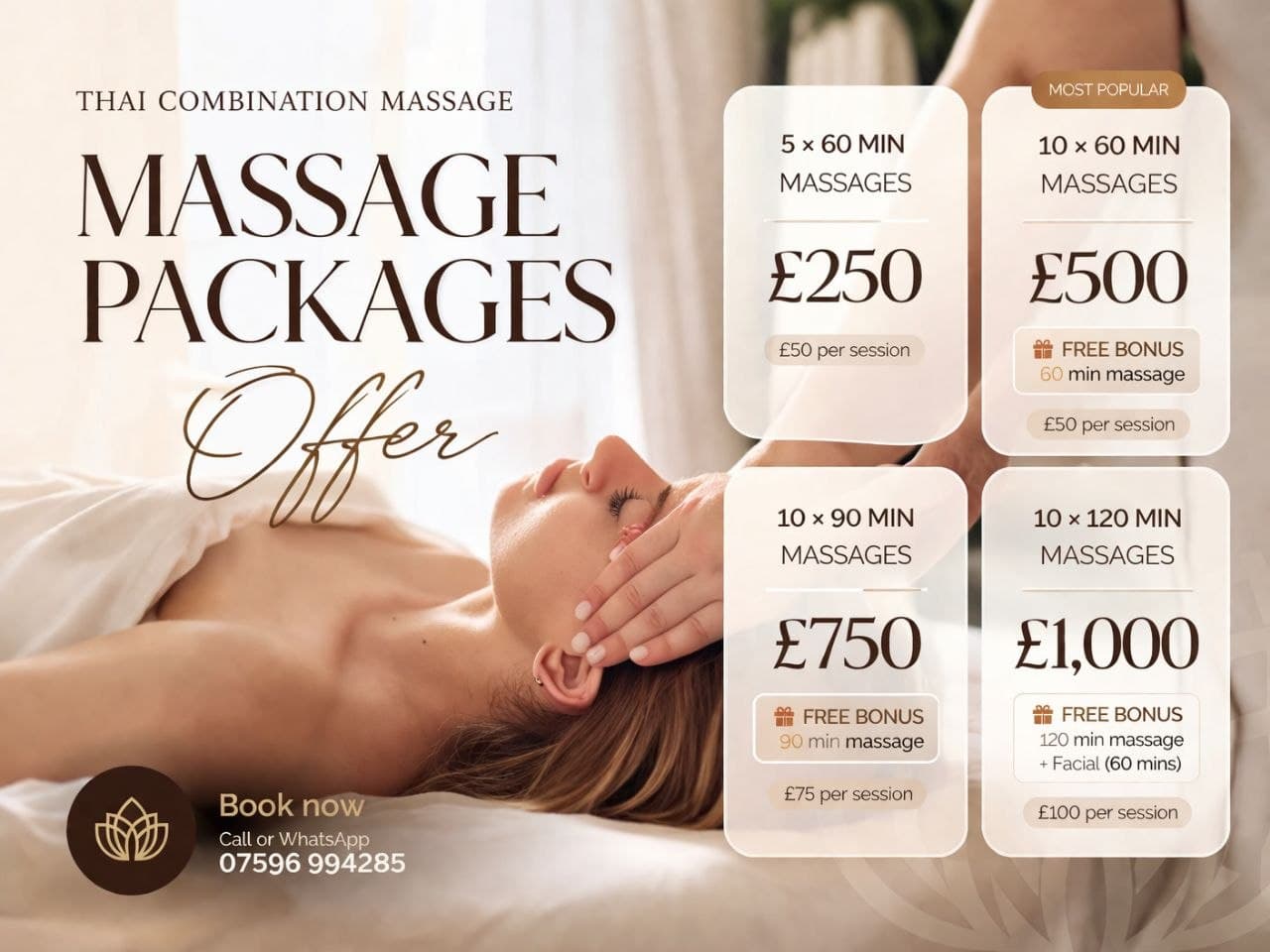 Thai Combination Massage By Oi – Thai massage in London