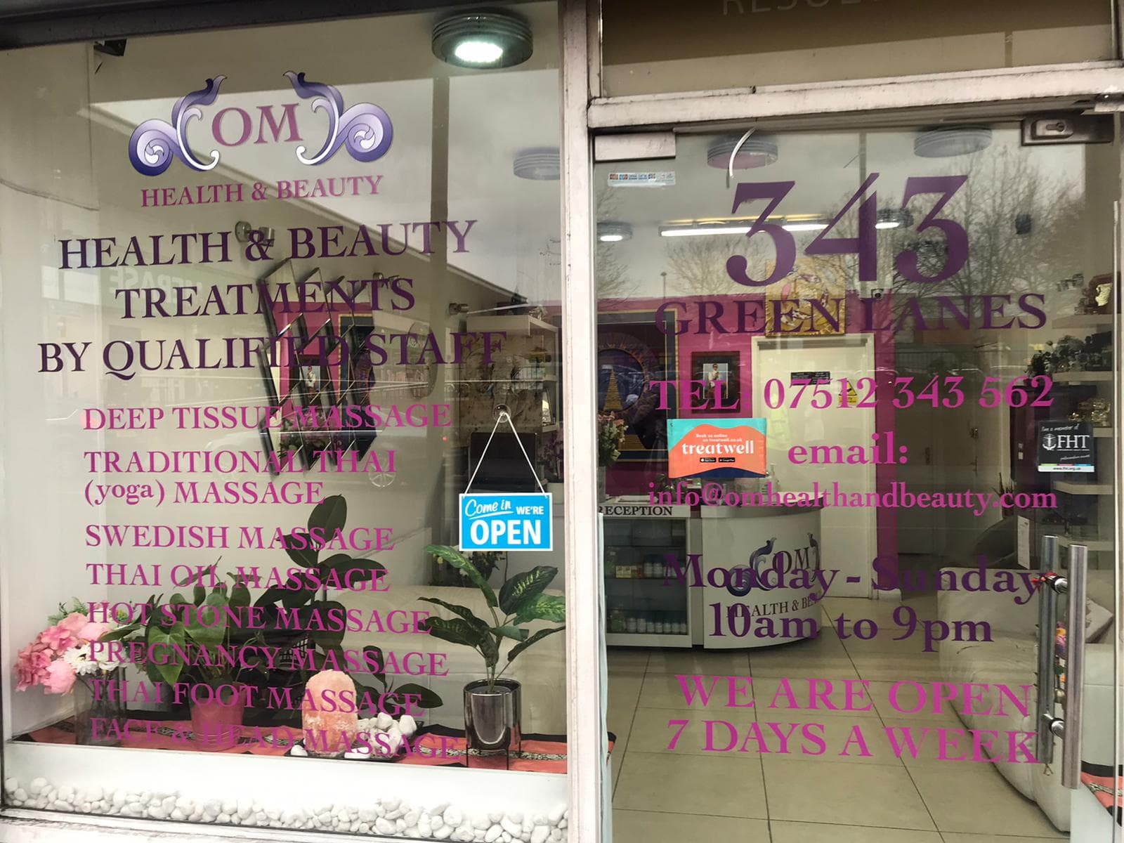 Om Health & Beauty Haringey – Thai massage in London
