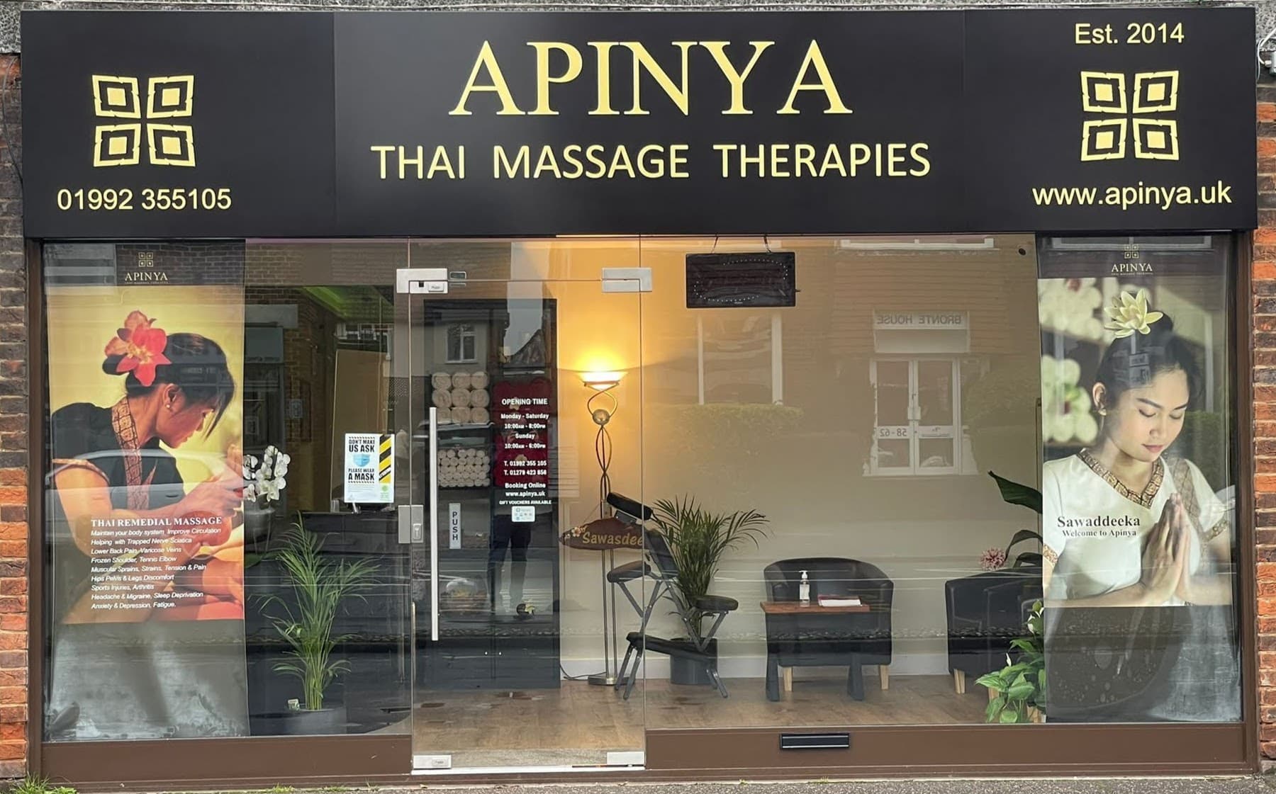 Apinya Thai Massage Therapies – Thai massage in Newham