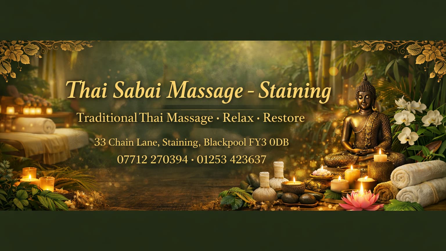 Thai Sabai Massage – Thai massage in Blackpool