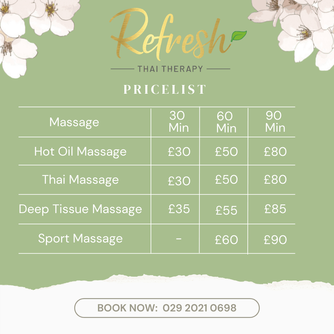 Refresh Thai Therapy – Thai massage in Cardiff