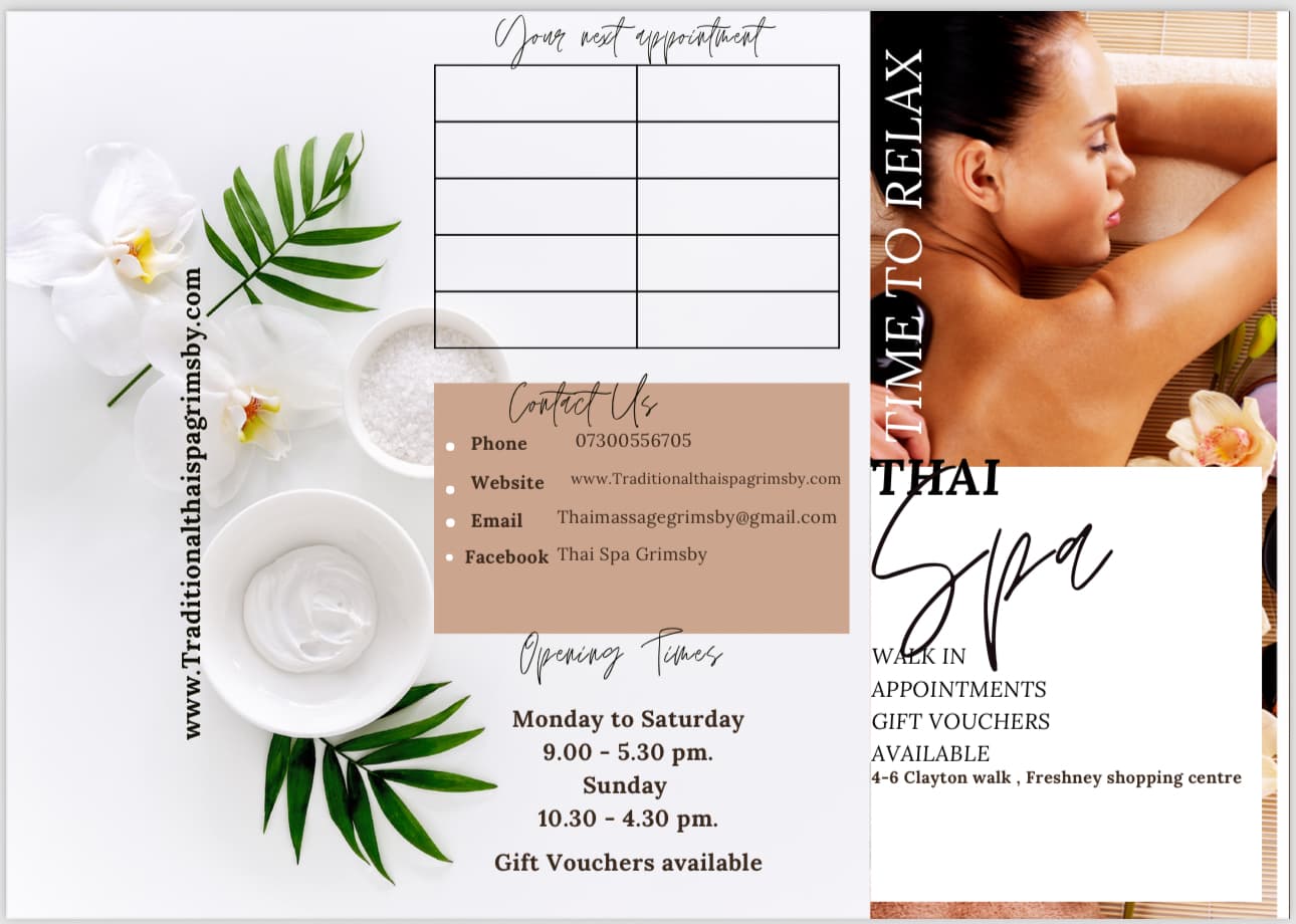 Thai Spa Grimsby – Thai massage in Hull