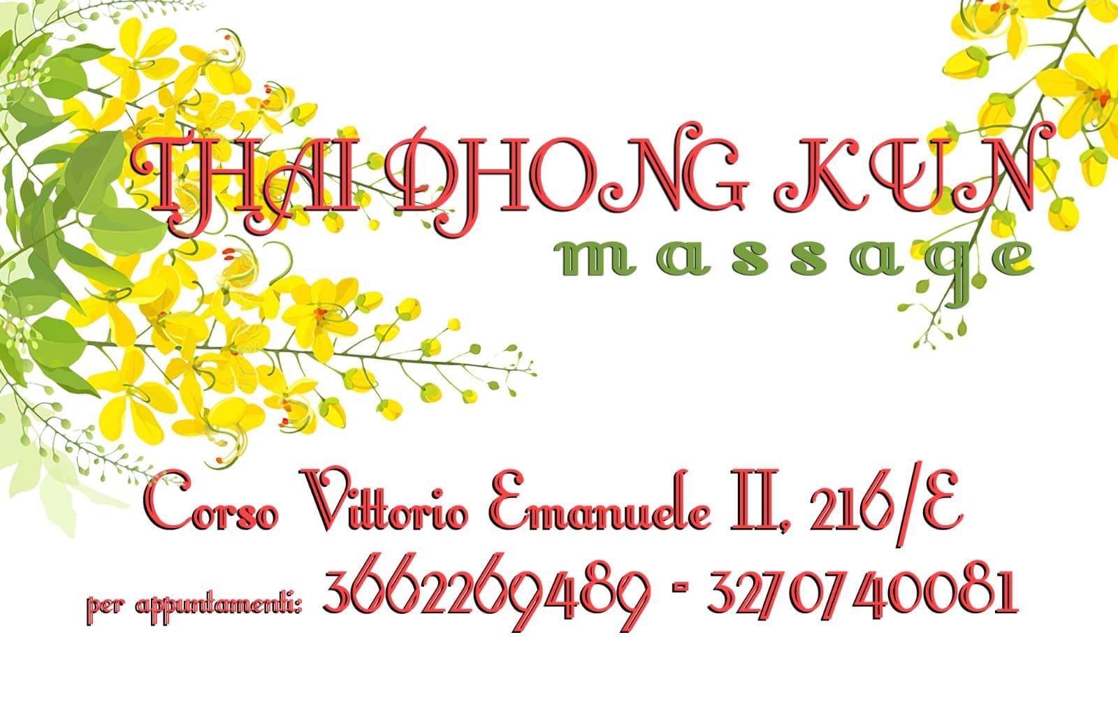 Thai Dhong Kun massage - Torino – massaggio thai in Turin