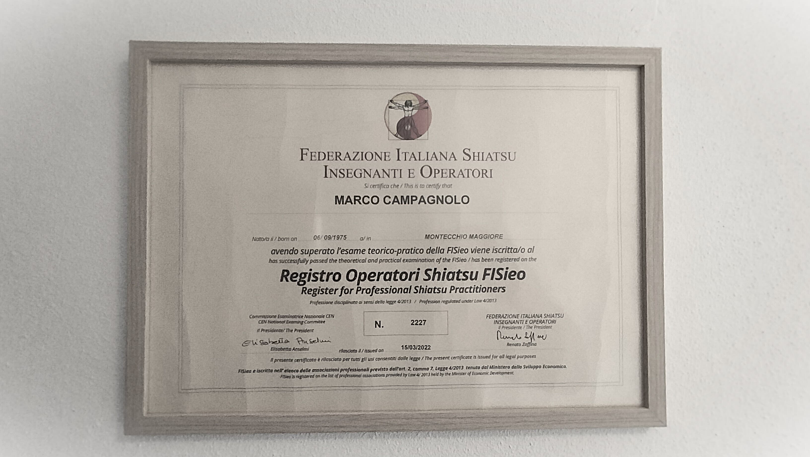 Marco Campagnolo - Operatore Professionale Shiatsu | Massaggio Thai | Moxa | Digitopresione |Discipline Bio-Naturali – massaggio thai in Vicenza