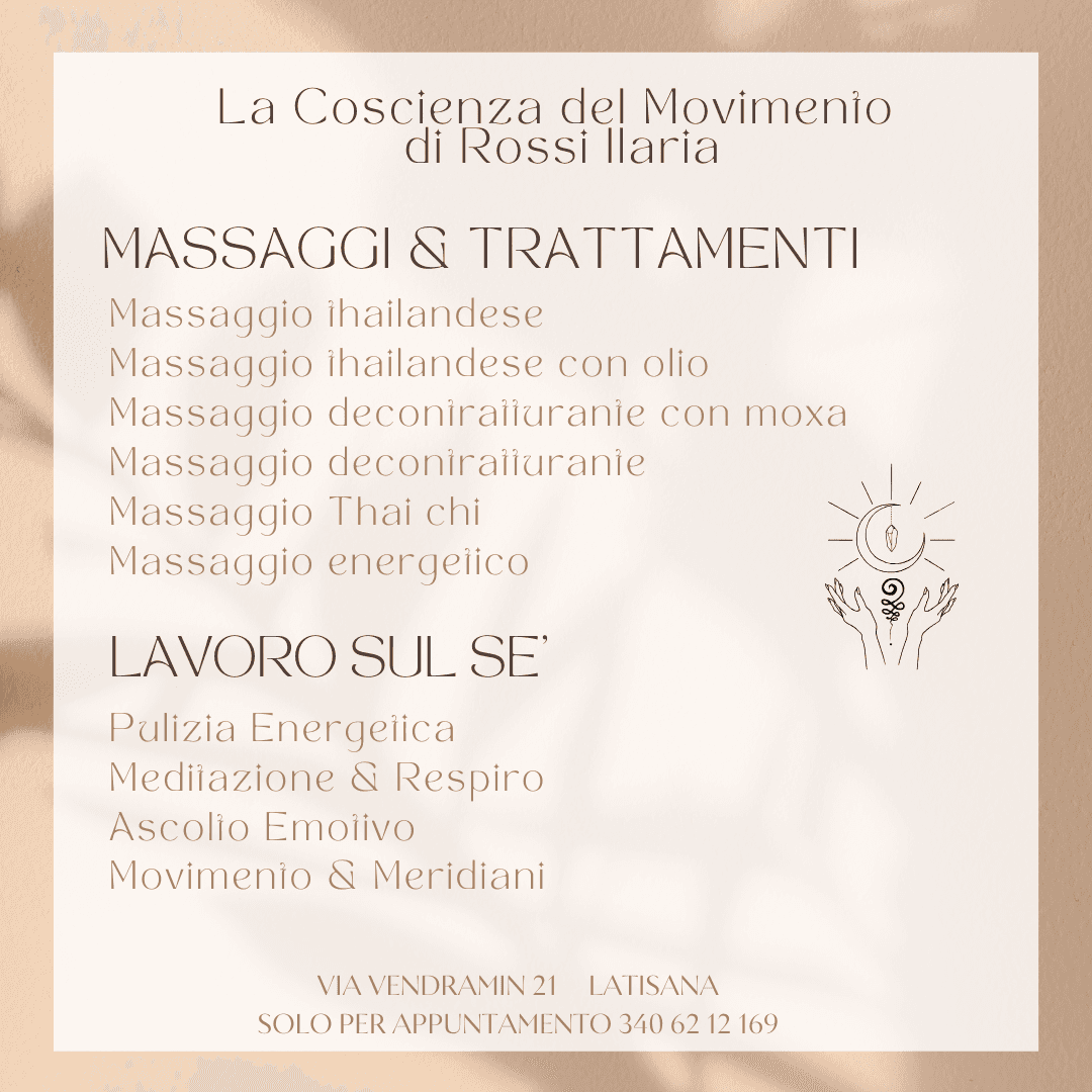 La Coscienza del Movimento – massaggio thai in Pordenone