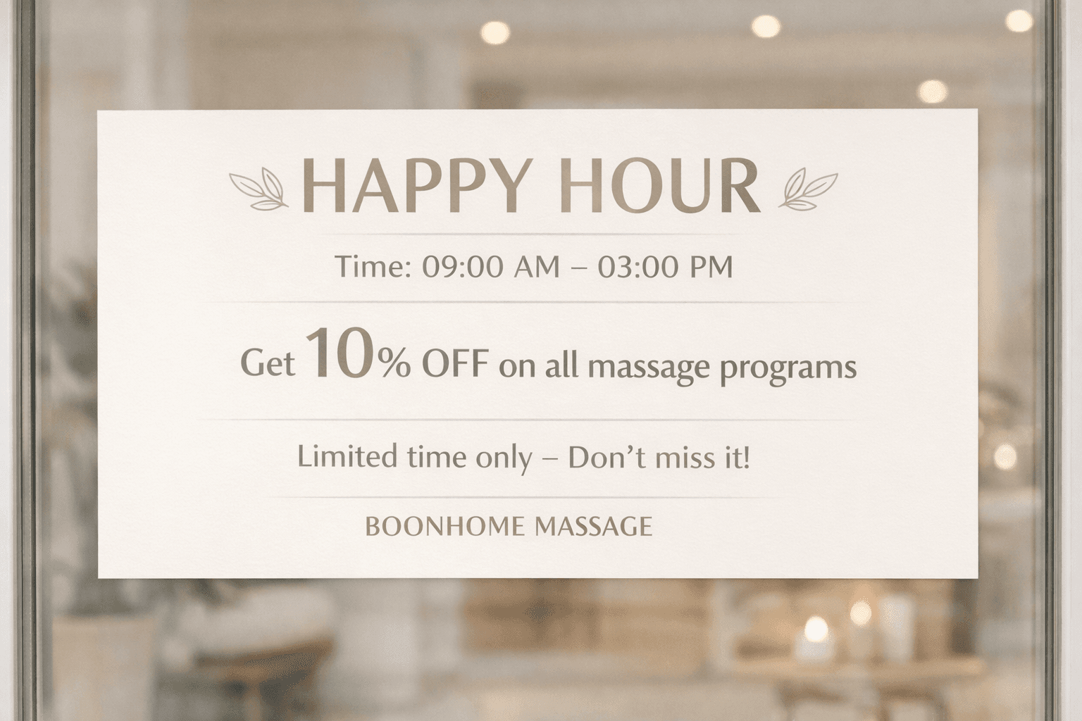 Boonhome Thai Massage – นวดแผนไทย in Koh Phangan