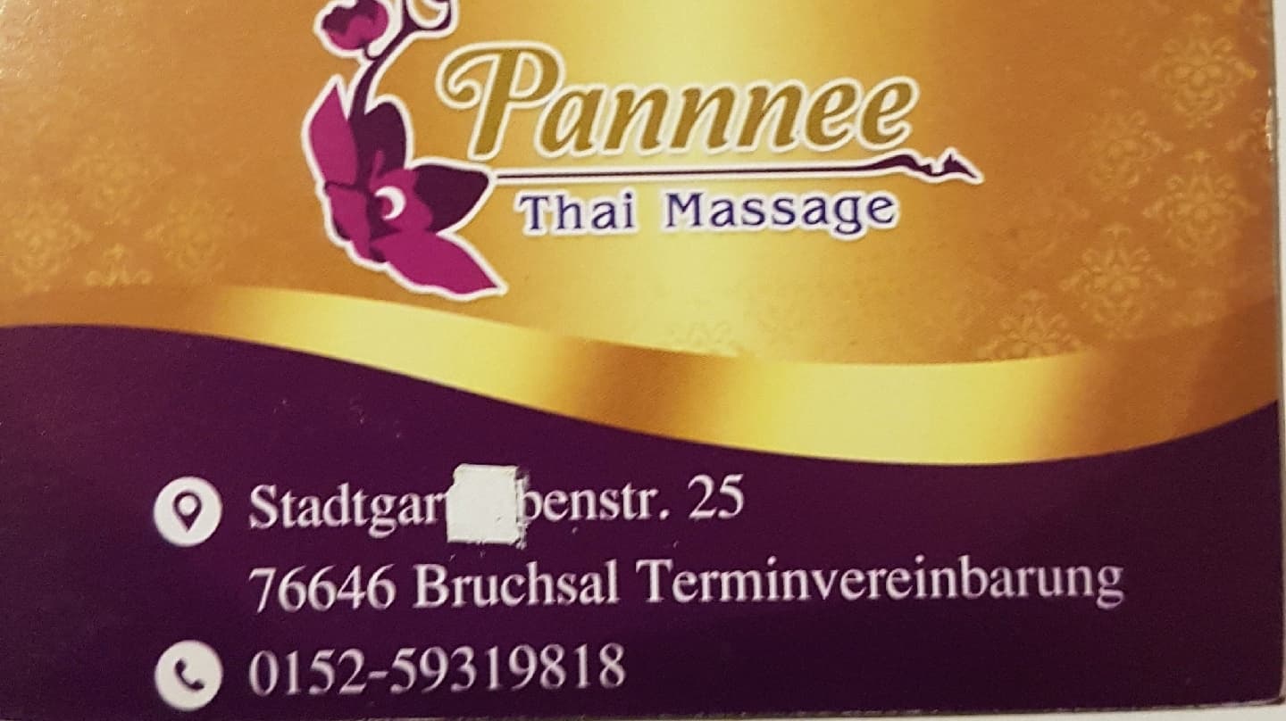 Pannee Thai-Massage – Thai Massage in Karlsruhe