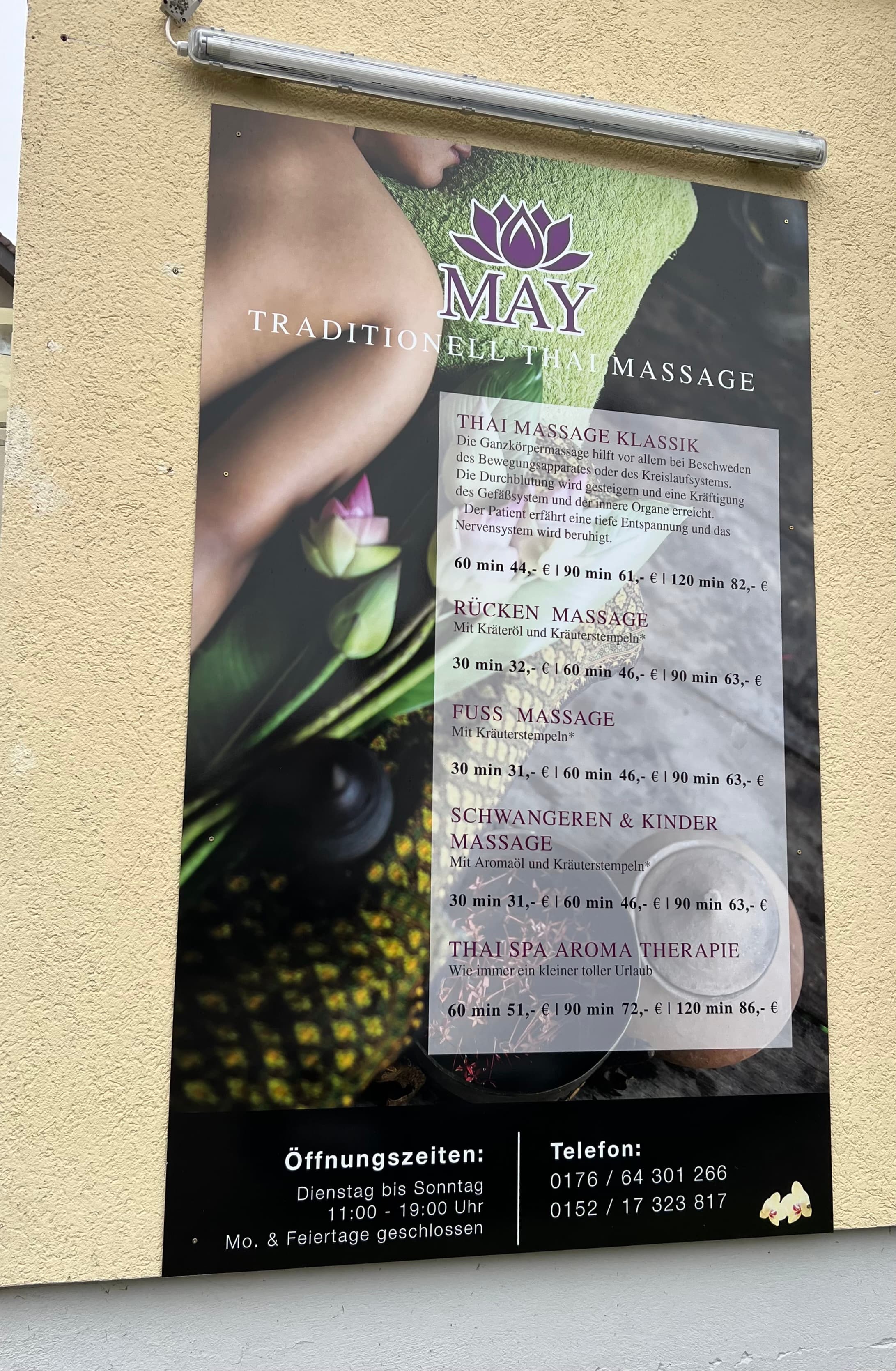 May Traditionelle Thai Massage – Thai Massage in Freiburg im Breisgau