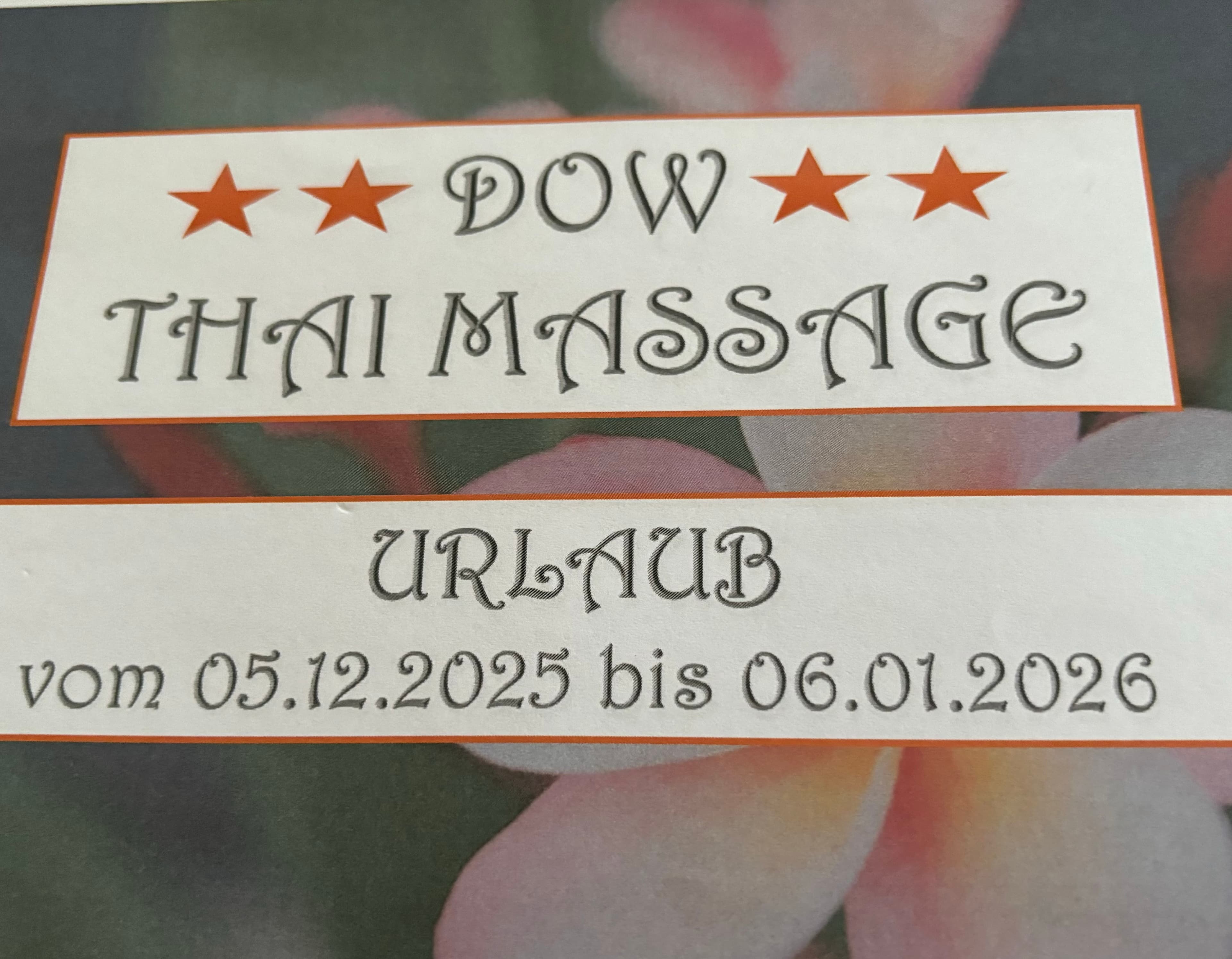 Dow Thai Massage Kenzingen – Thai Massage in Freiburg im Breisgau