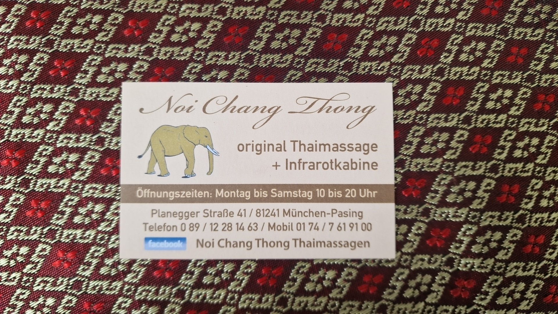 Changthong41 Thaimassage – Thai Massage in München