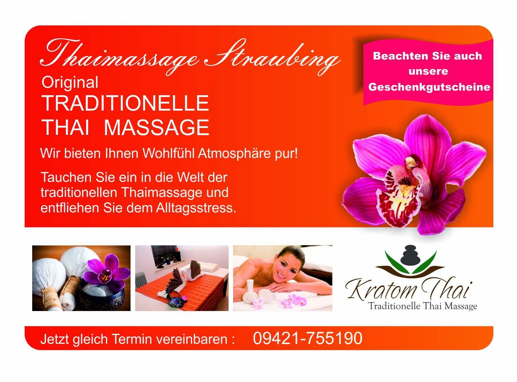 🛖 Kratom – Traditionelle Thailändische Massage in Straubing – Thai Massage in Regensburg