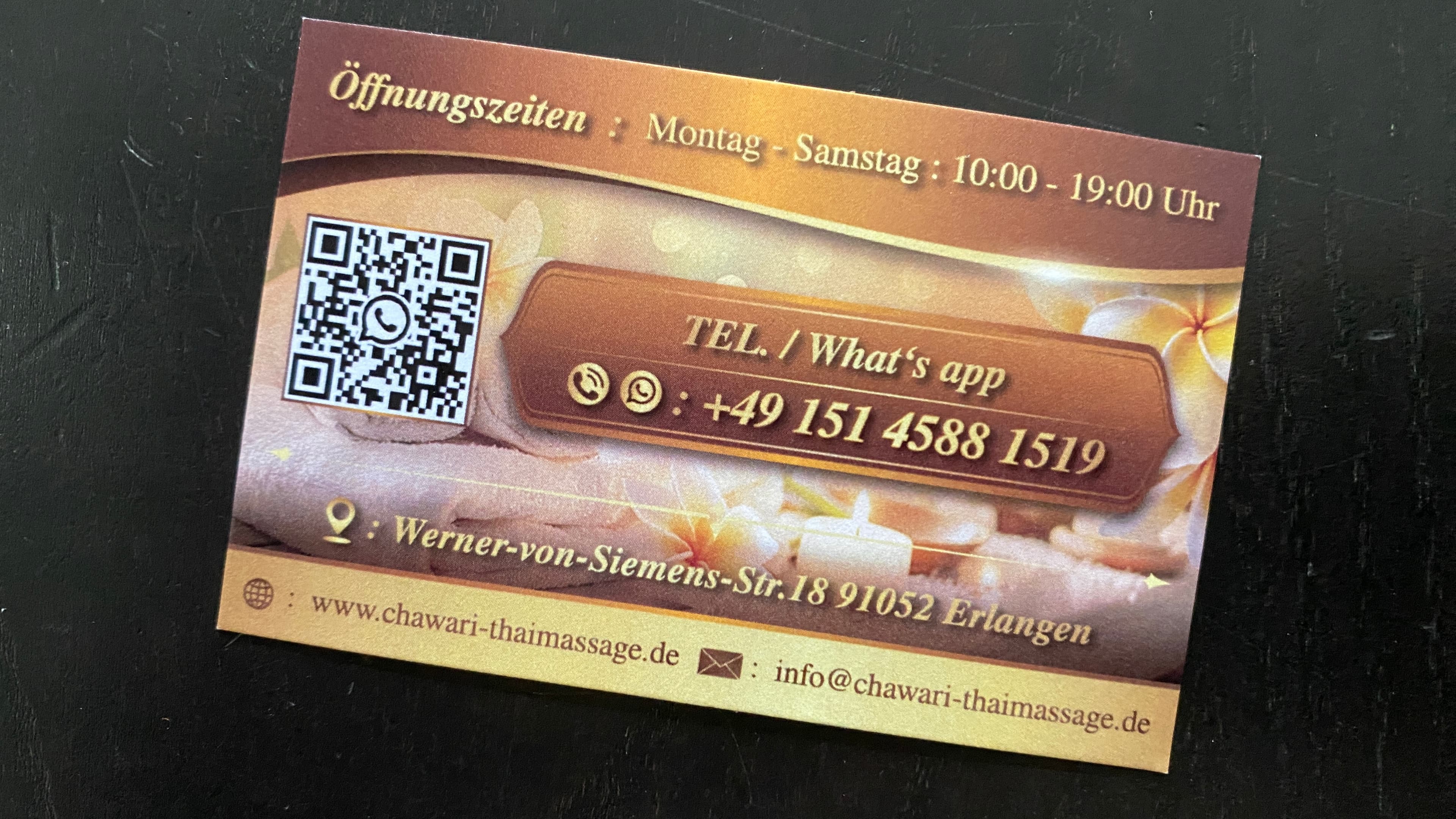 Chawari Thai-Massage – Thai Massage in Erlangen