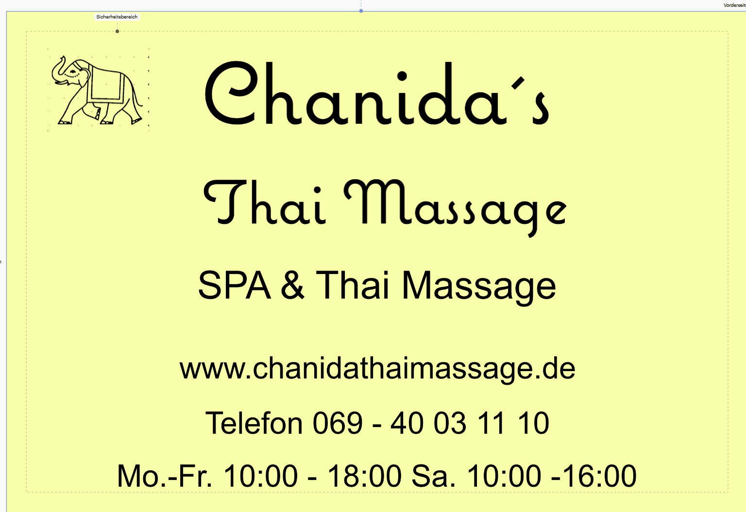 Chanida´s Thai Massage – Thai Massage in Frankfurt am Main