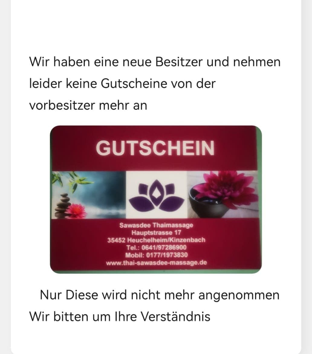 Sawasdee Thaimassage Heuchelheim bei Gießen – Thai Massage in Gießen