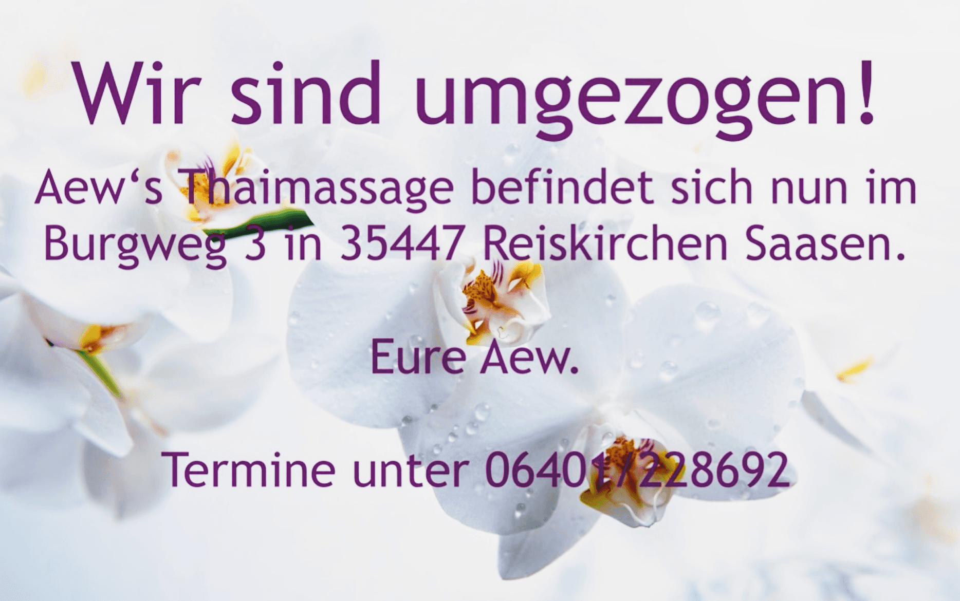 Aew's Thaimassage – Thai Massage in Gießen