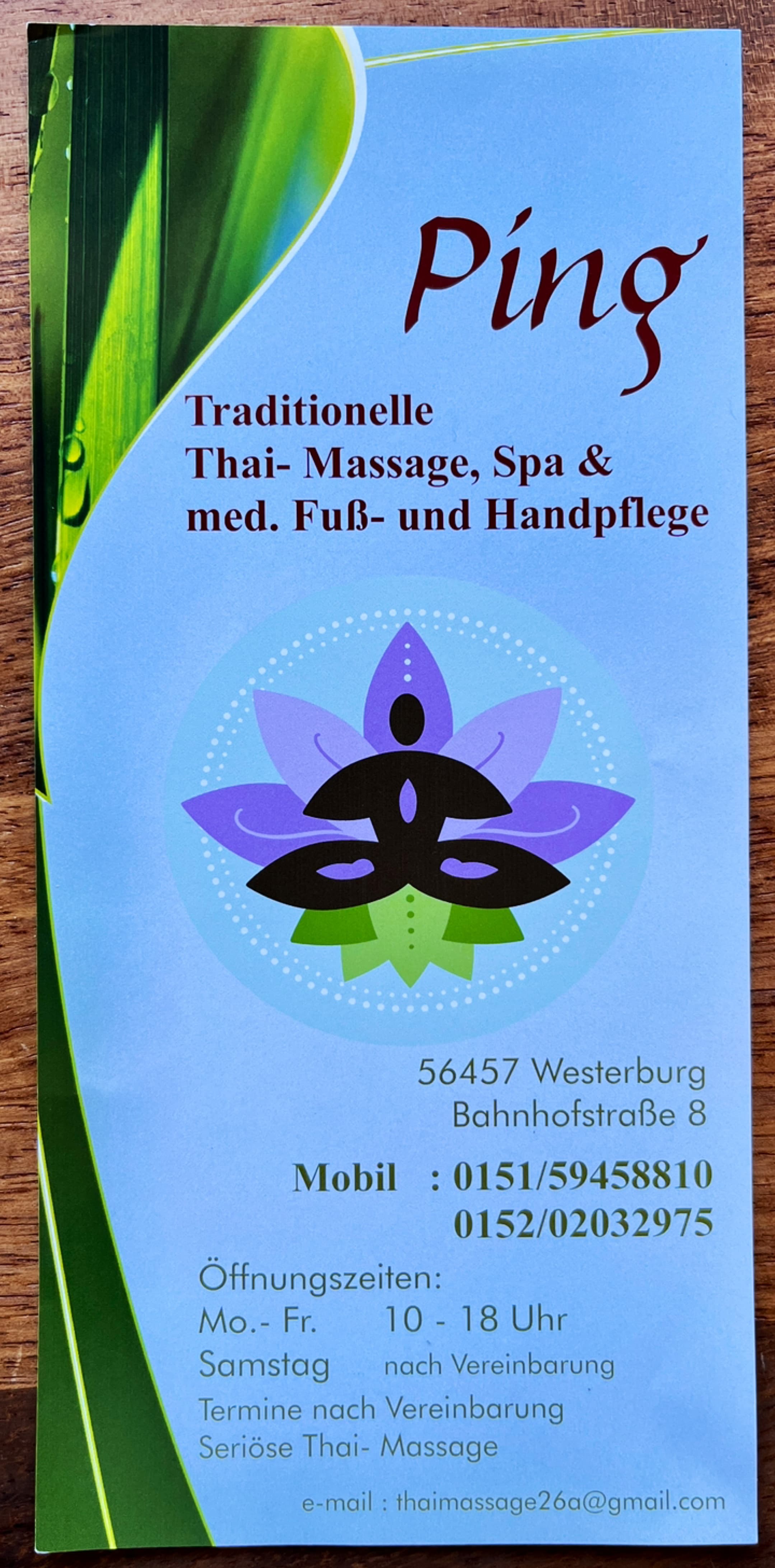 Foto 3 von Ping traditionelle Thai-Massage & Spa und med.Fußpflege
