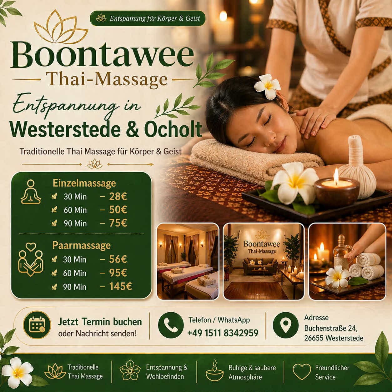 Boontawee Thai-Massage – Thai Massage in Oldenburg