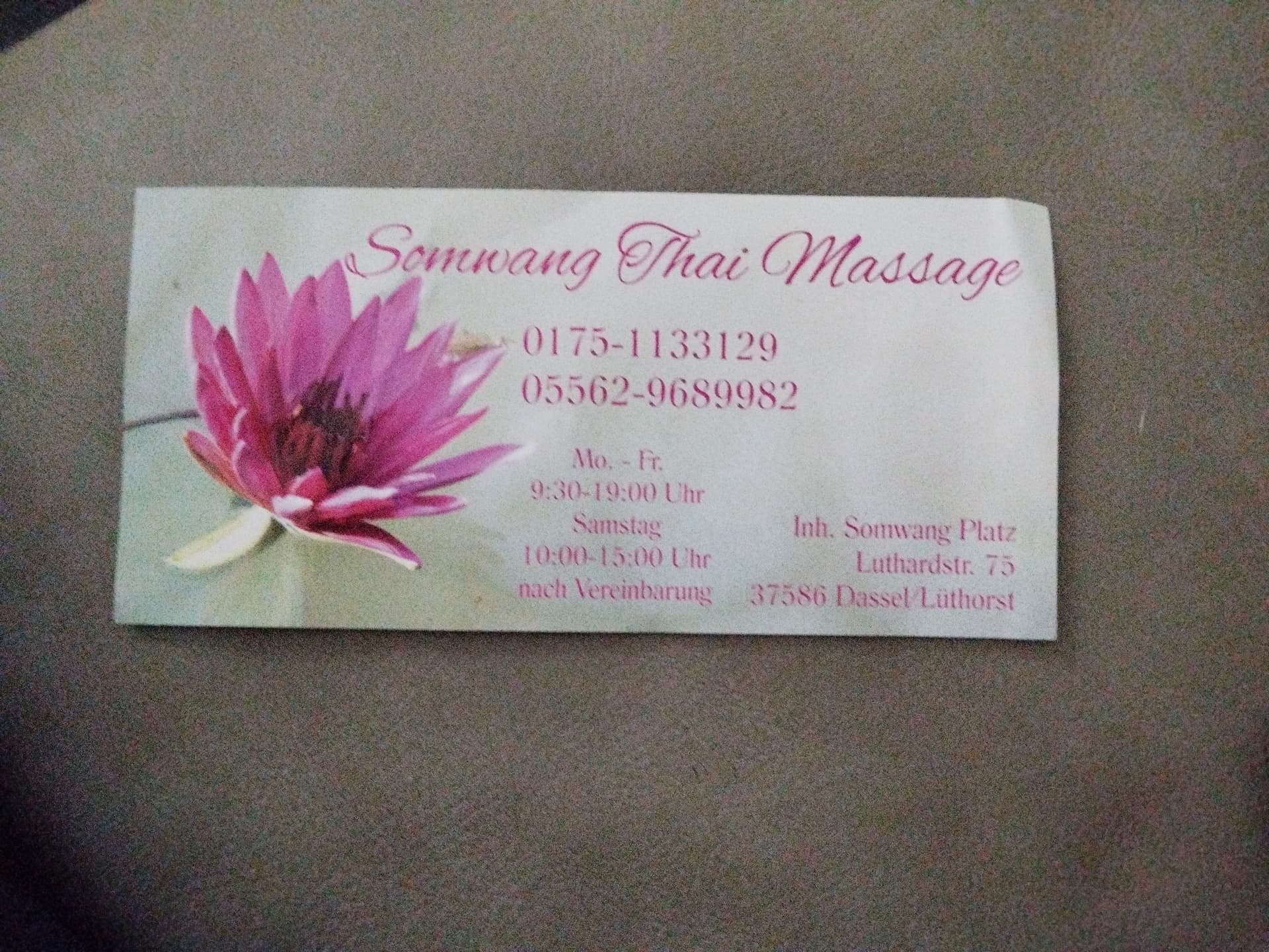 Thai Massage Somwang – Thai Massage in Bevern