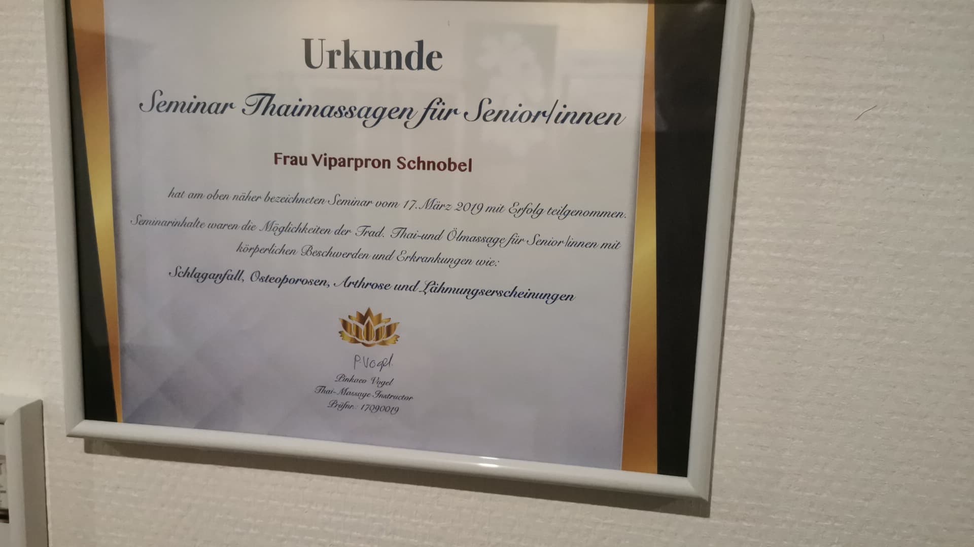Foto 3 von Vipapron Thailändische Massagen und Fusspflege