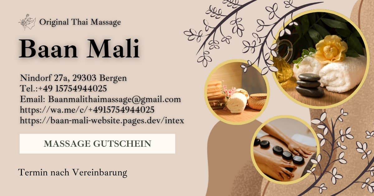Baan Mali Thaimassage – Thai Massage in Celle