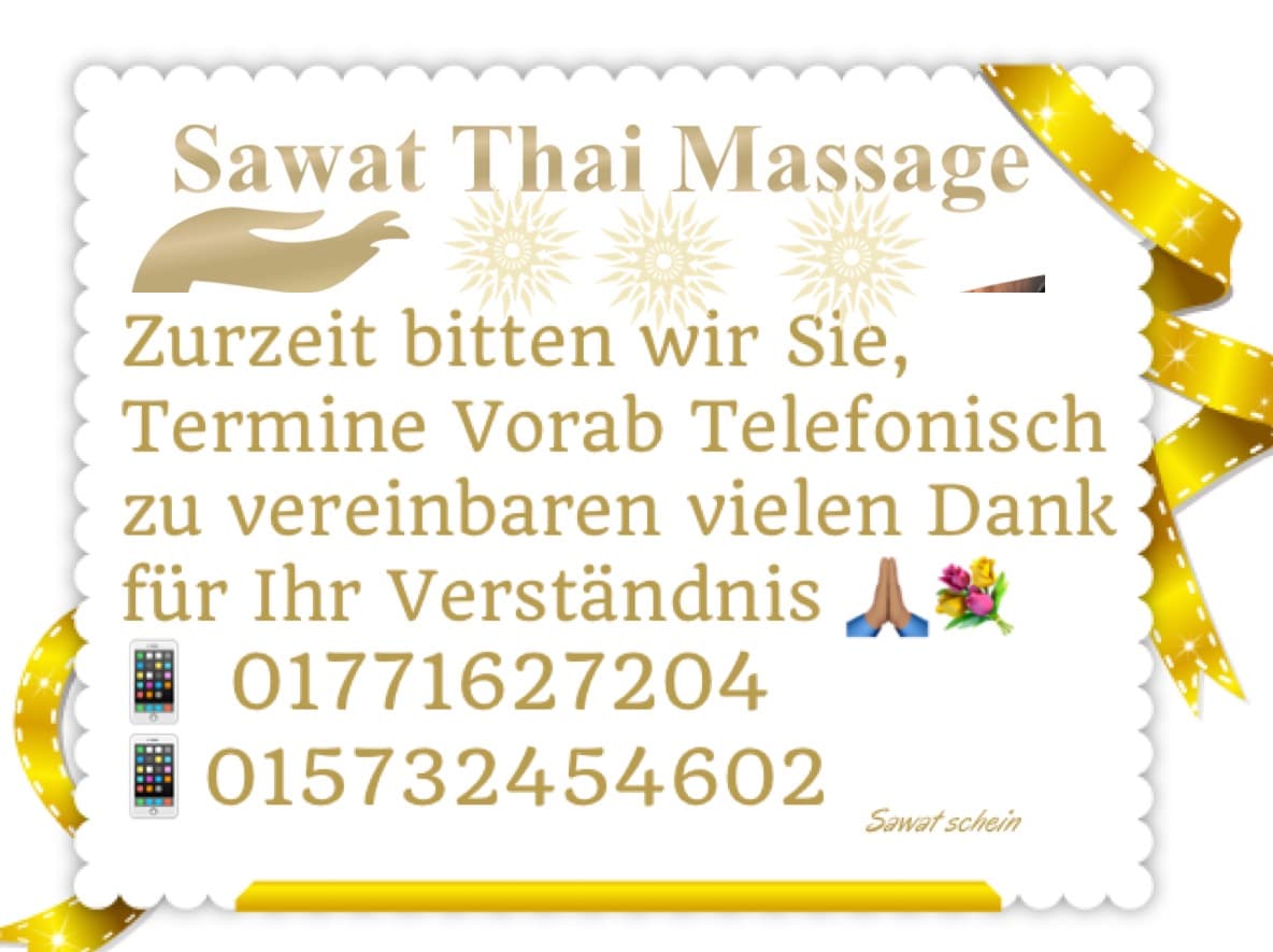 Foto 2 von Sawat-Thai Massage Köln 50968 Goltsteinstrasse 52