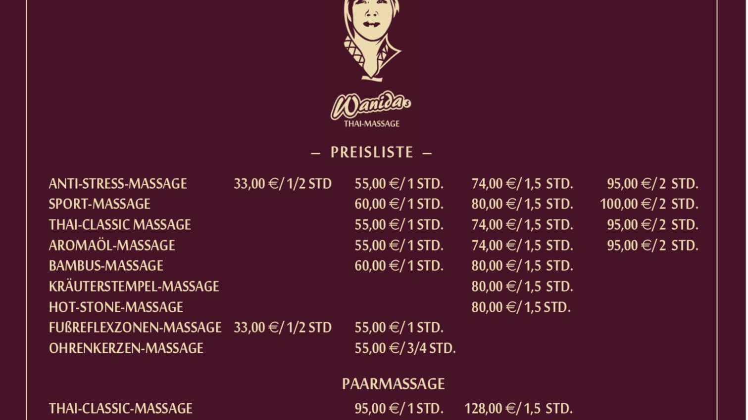 Wanida's Thaimassage – Thai Massage in Wuppertal