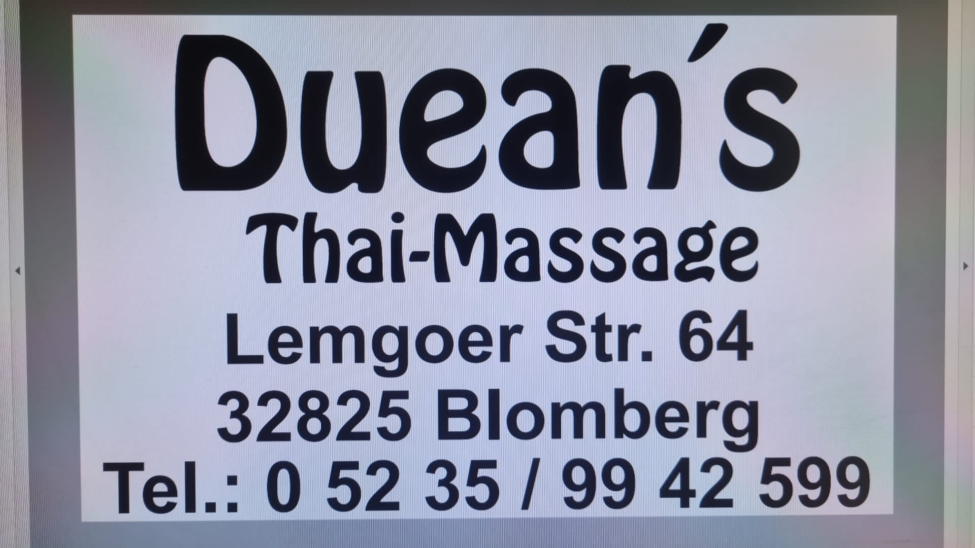 Foto 3 von Duean's Thaimassage Blomberg/Istrup