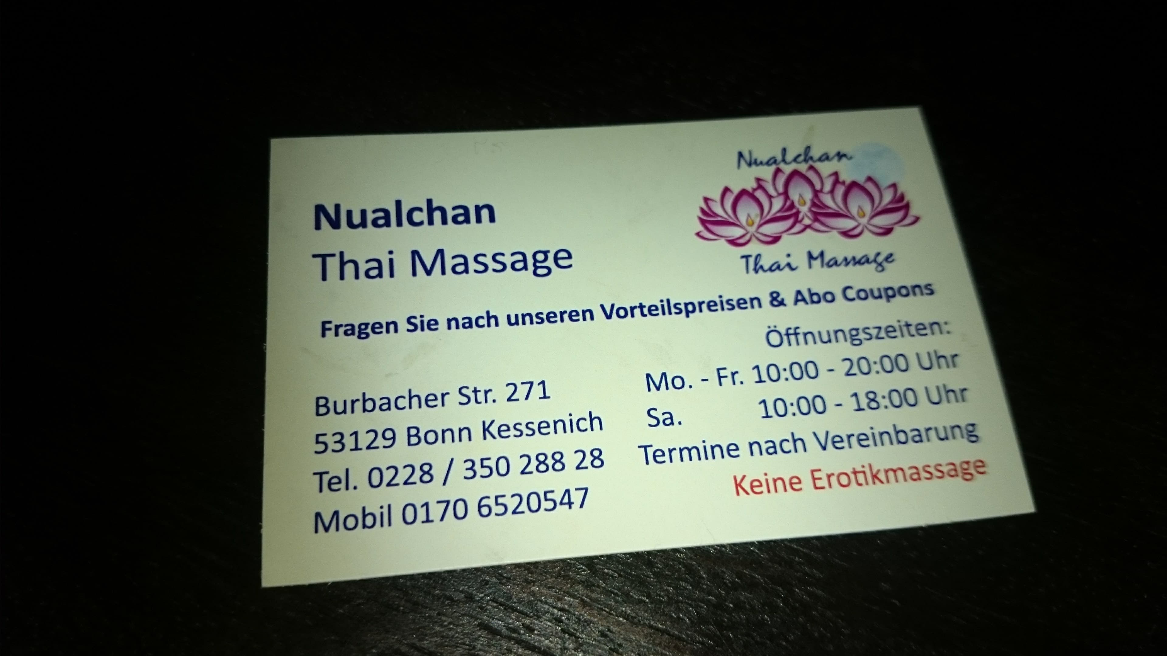 Nualchan Thai Massage – Thai Massage in Bonn