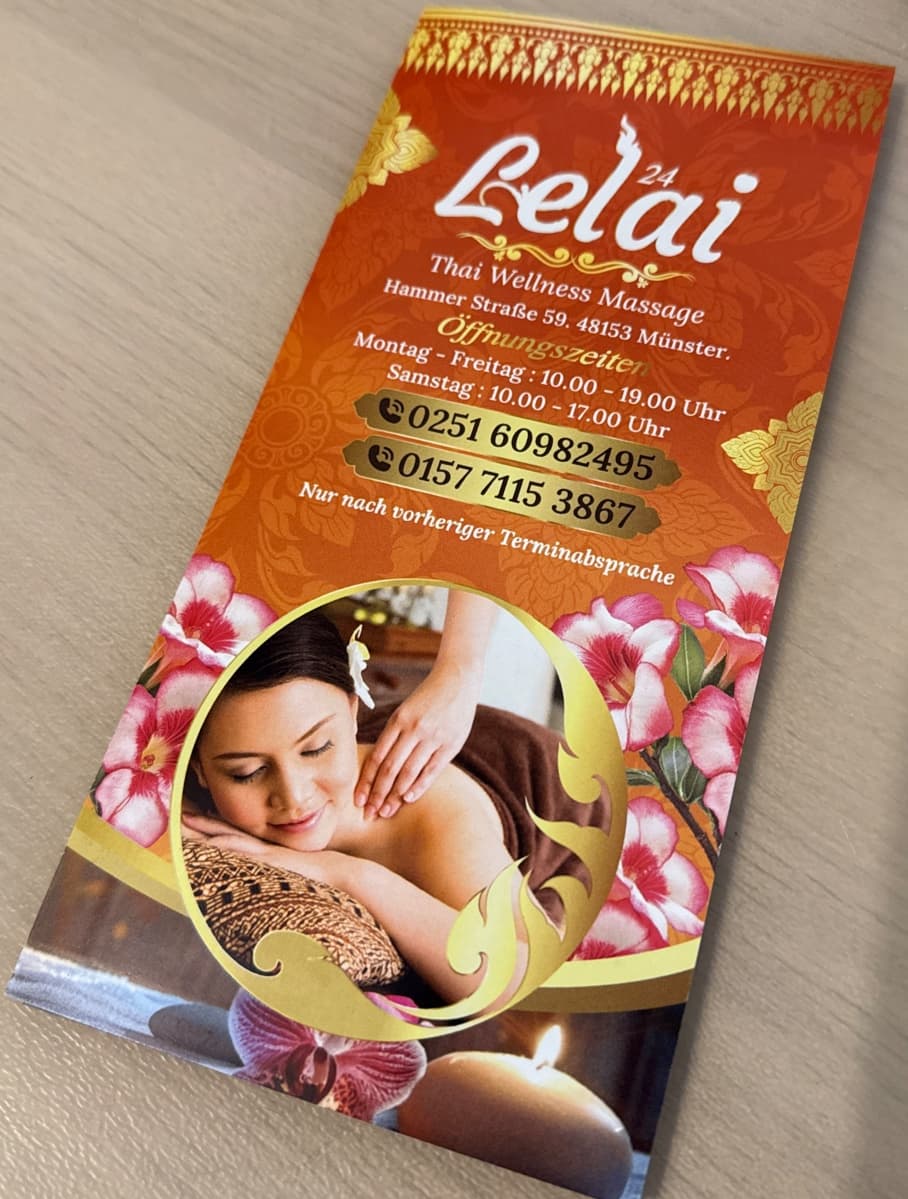 Lelai Thai Wellness Massage - Münster – Thai Massage in Münster