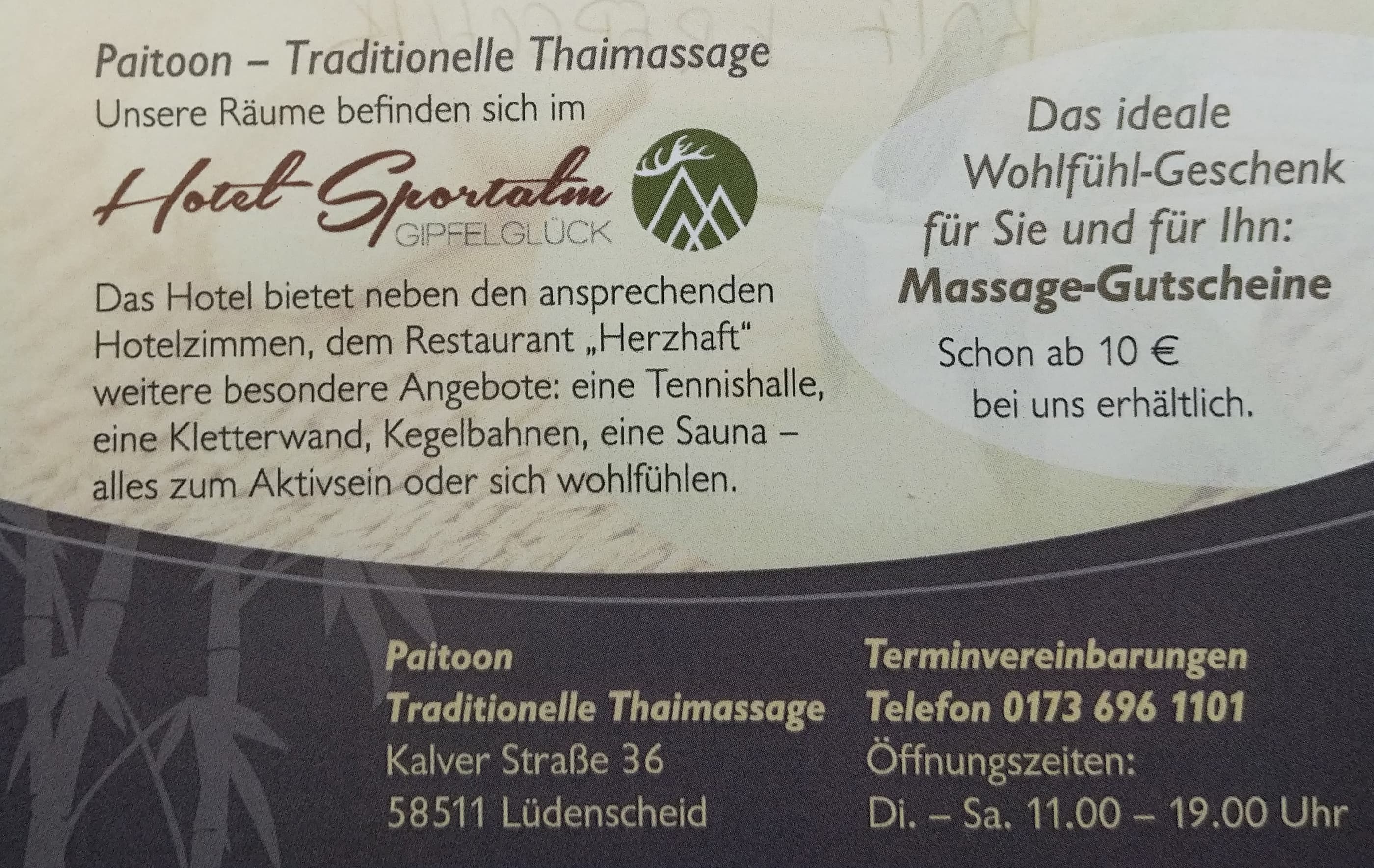 Foto 2 von Paitoon Traditionelle Thaimassage