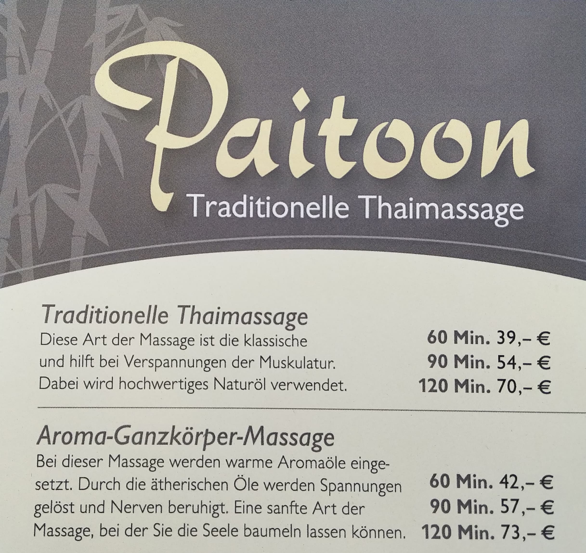 Foto 3 von Paitoon Traditionelle Thaimassage