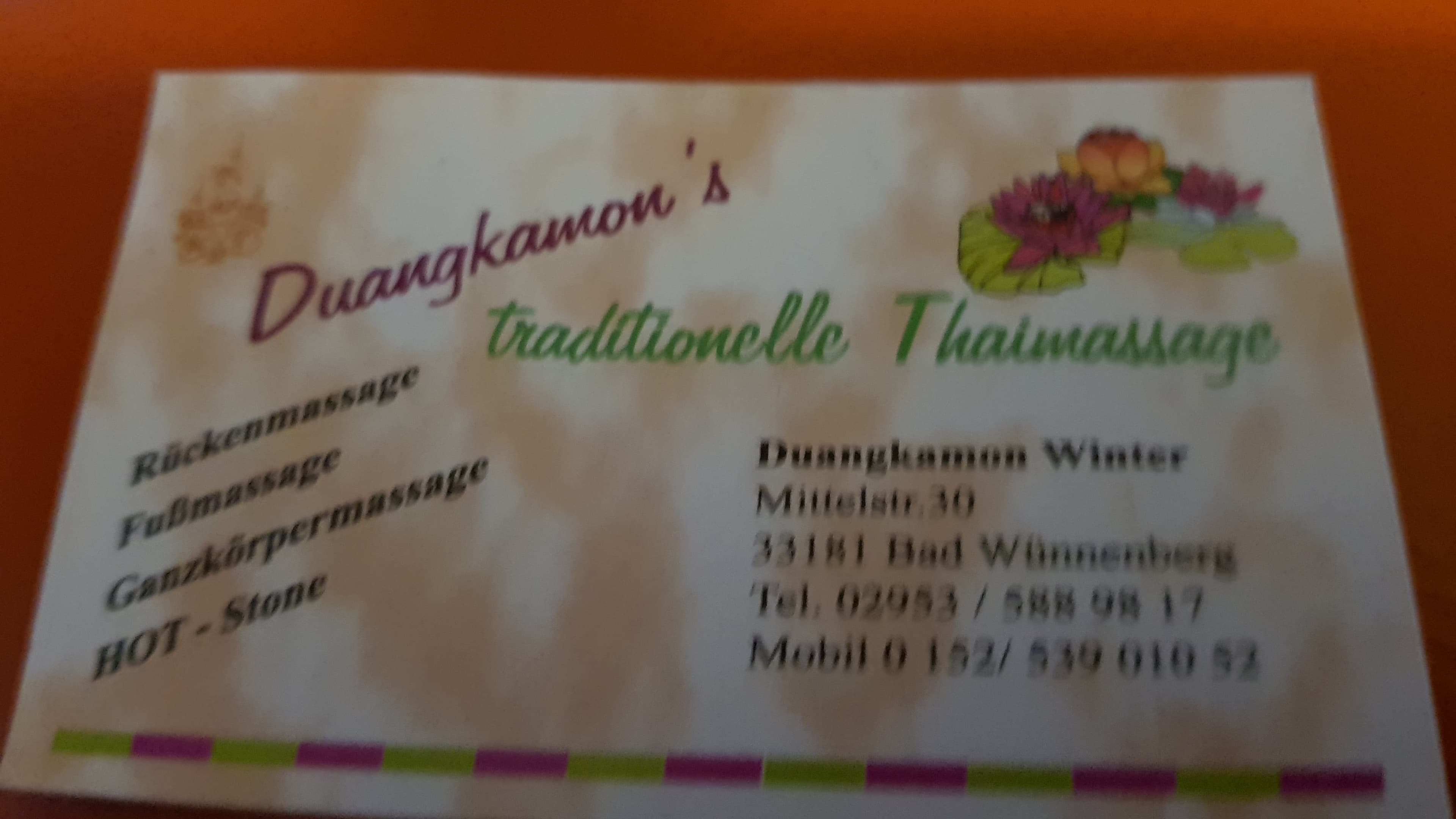 Foto 2 von Duangkamon"s Traditionelle Thaimassage