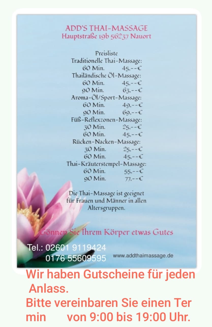 Foto 3 von Traditionelle Thaimassage Hürter Add