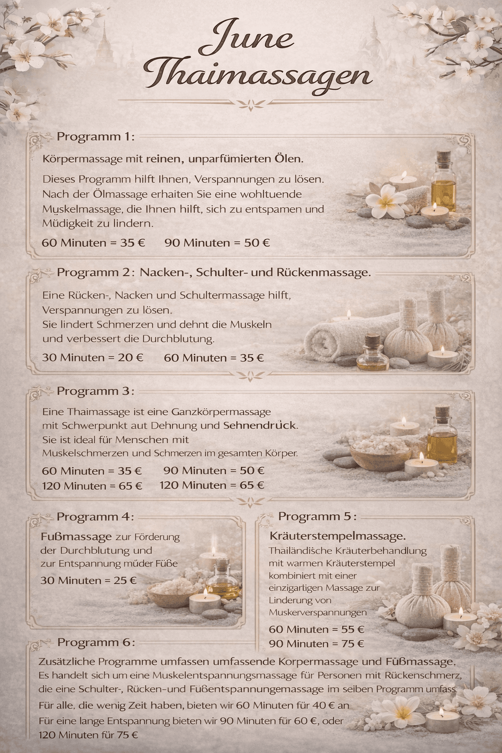 June Thaimassage – Thai Massage in Zweibrücken