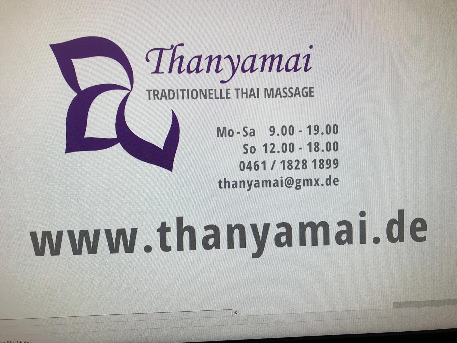 Thanyamai Traditionelle Thai-Massage – Thai Massage in Flensburg