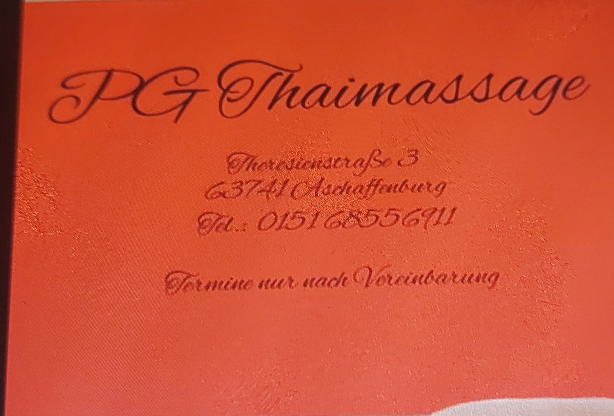 PG Thaimassage – Thai Massage in Aschaffenburg