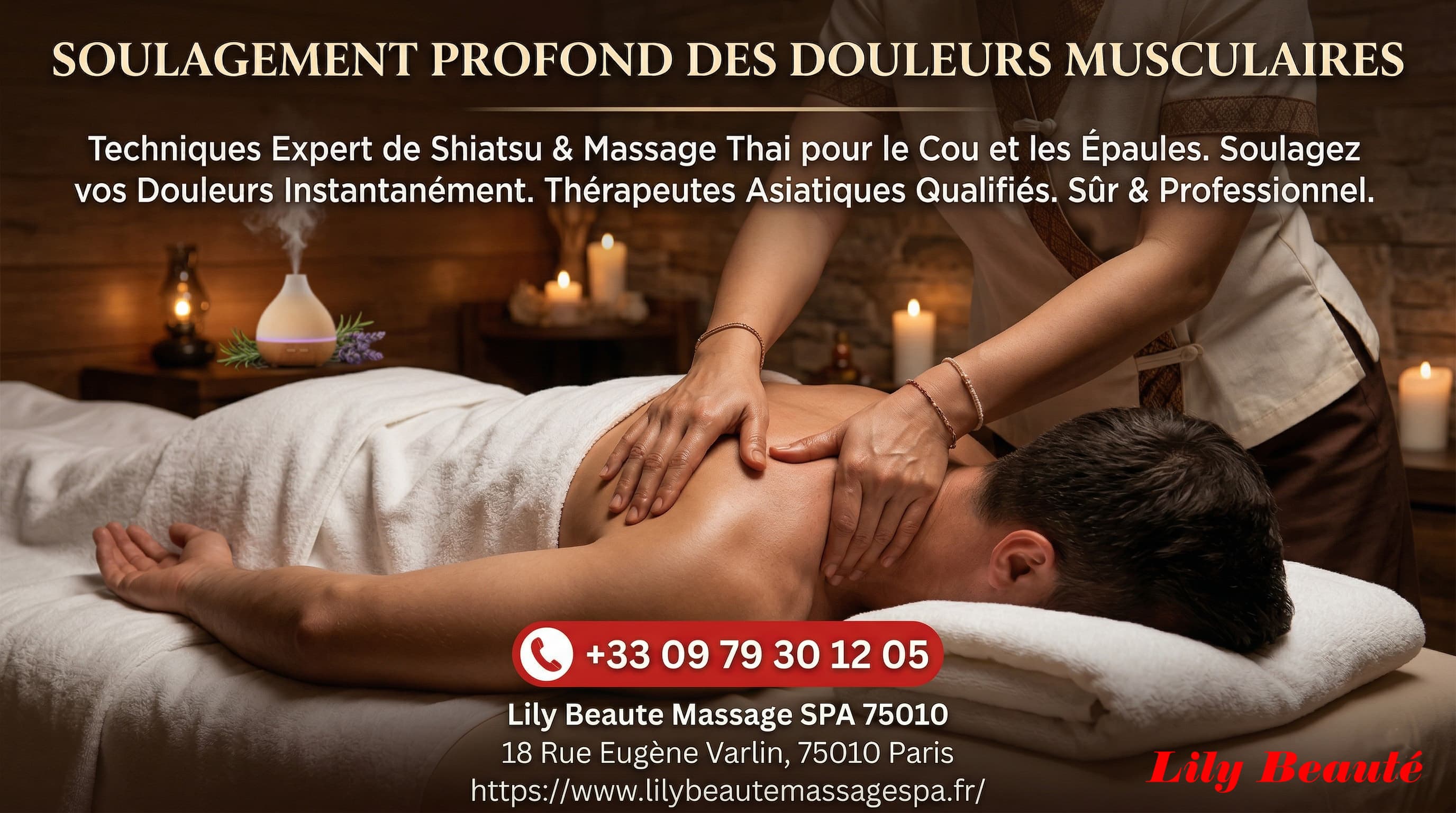 Photo 3 de Lily Beauté - Massage & Tuina Paris 10