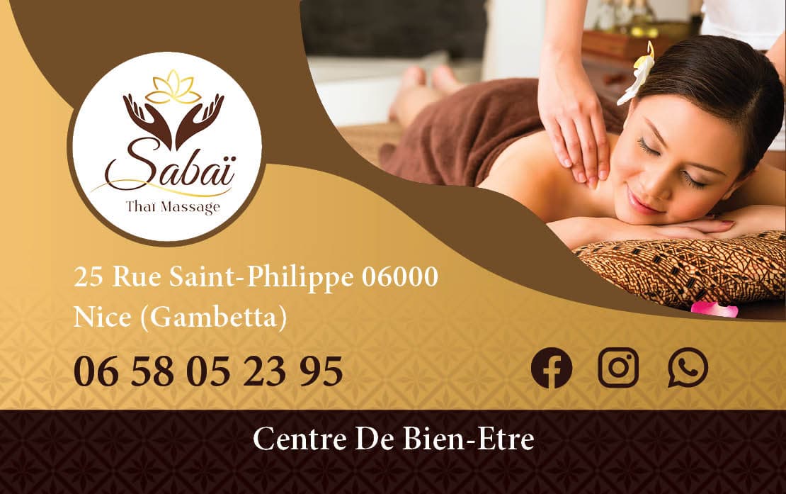 Sabai thai massage – massage thaï in Nice