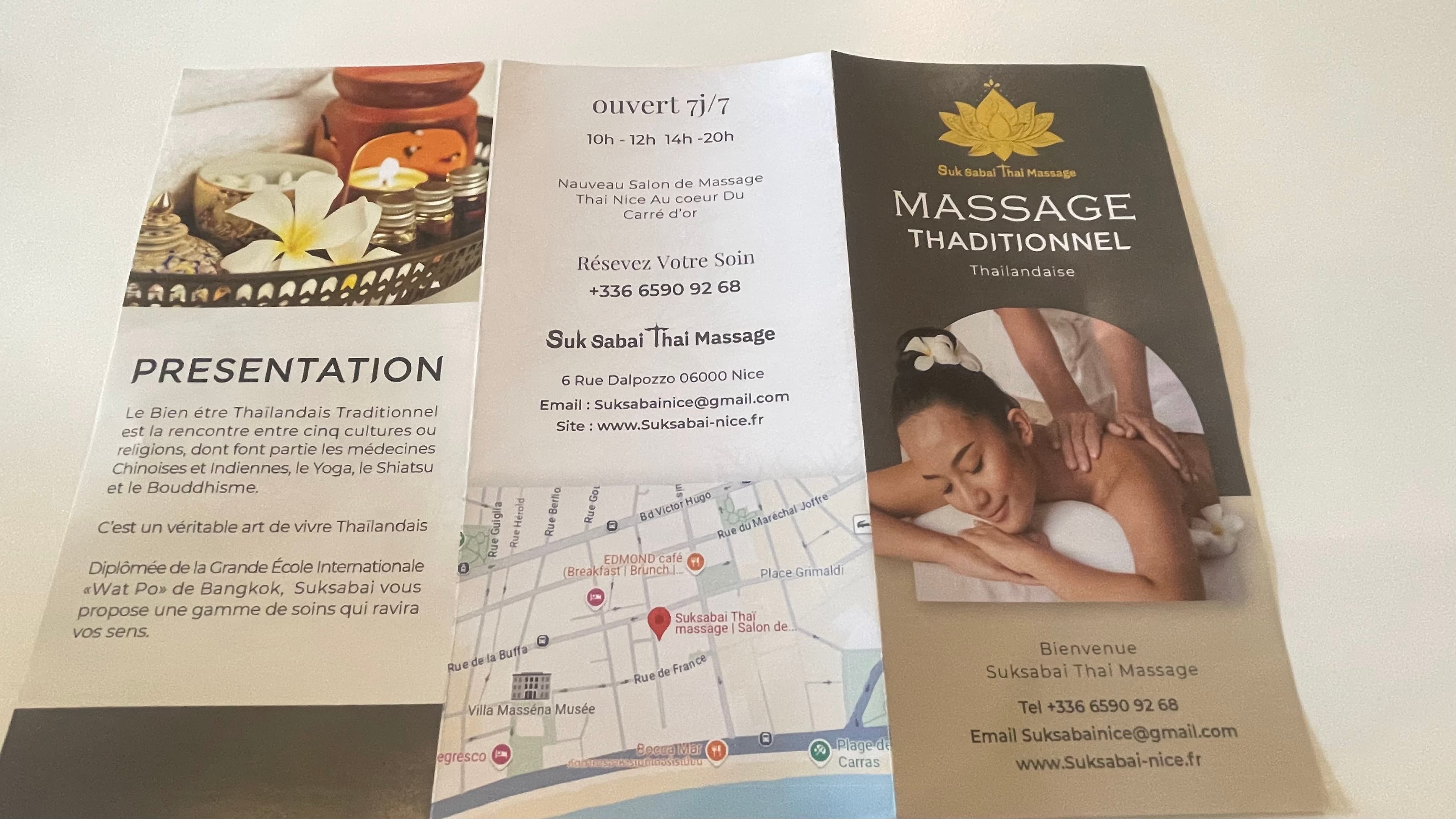 Suksabai Thaï massage Nice – massage thaï in Nice