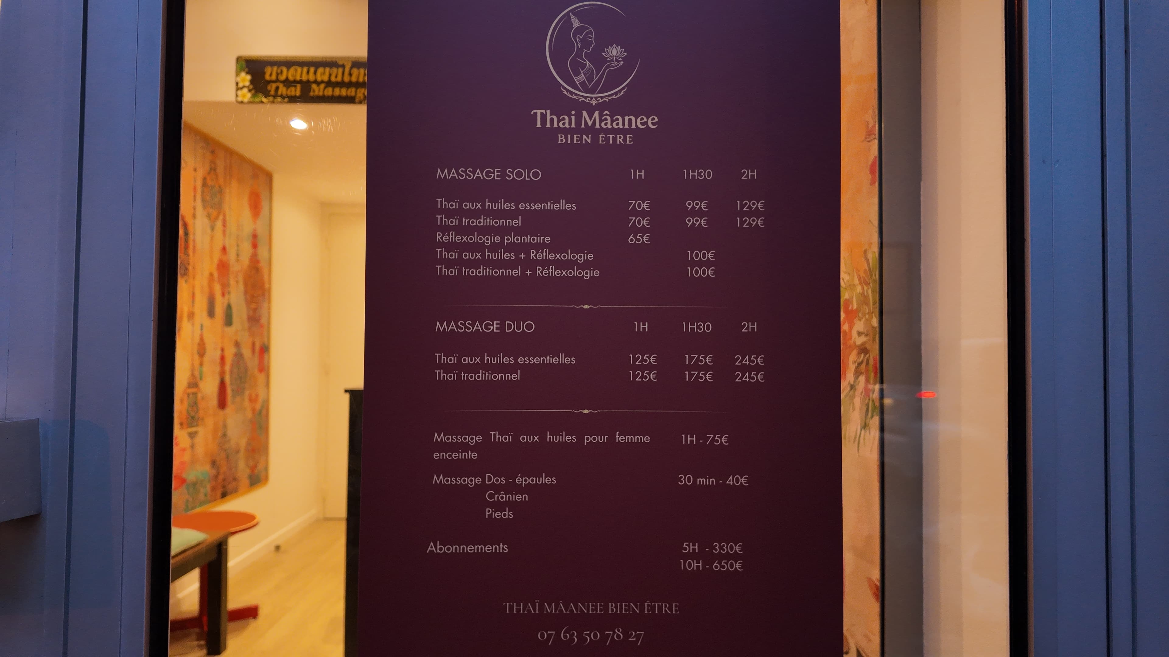Thaï Mâanee Bien Être – massage thaï in Lyon