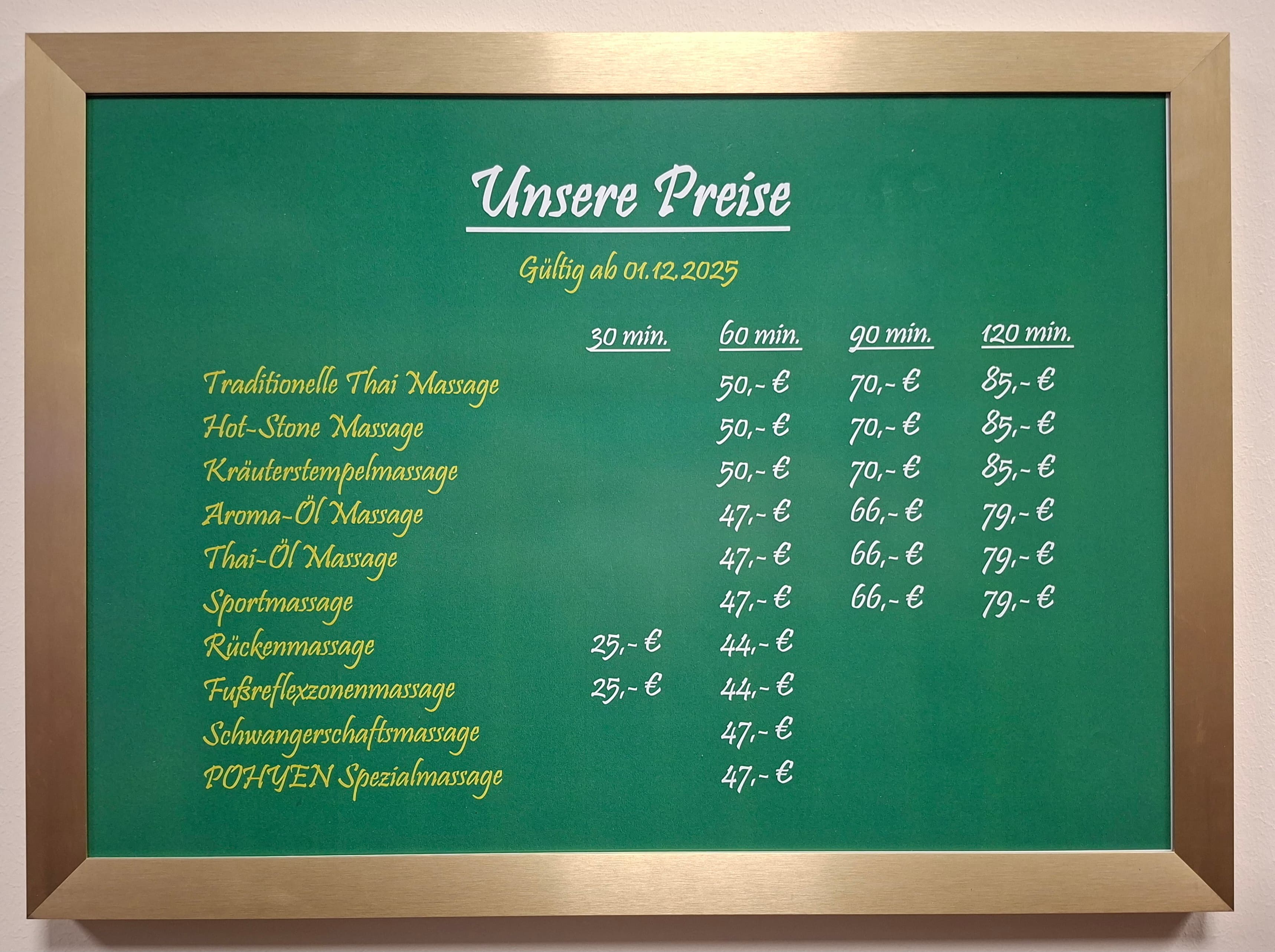 POHYEN Traditionelle Thai Massage – Thai Massage in München