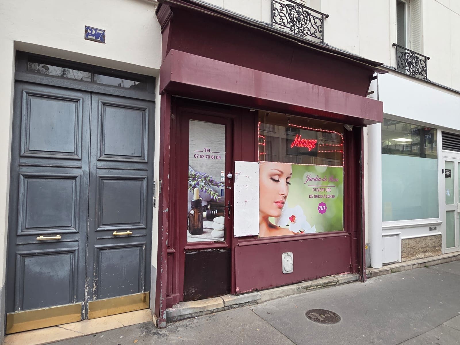 Jardin de Rose – massage thaï in Paris