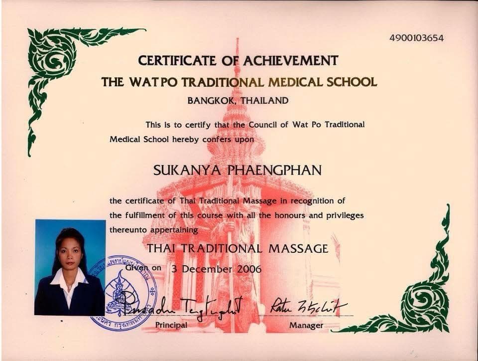 Sukanya – massage thaï in Bayonne