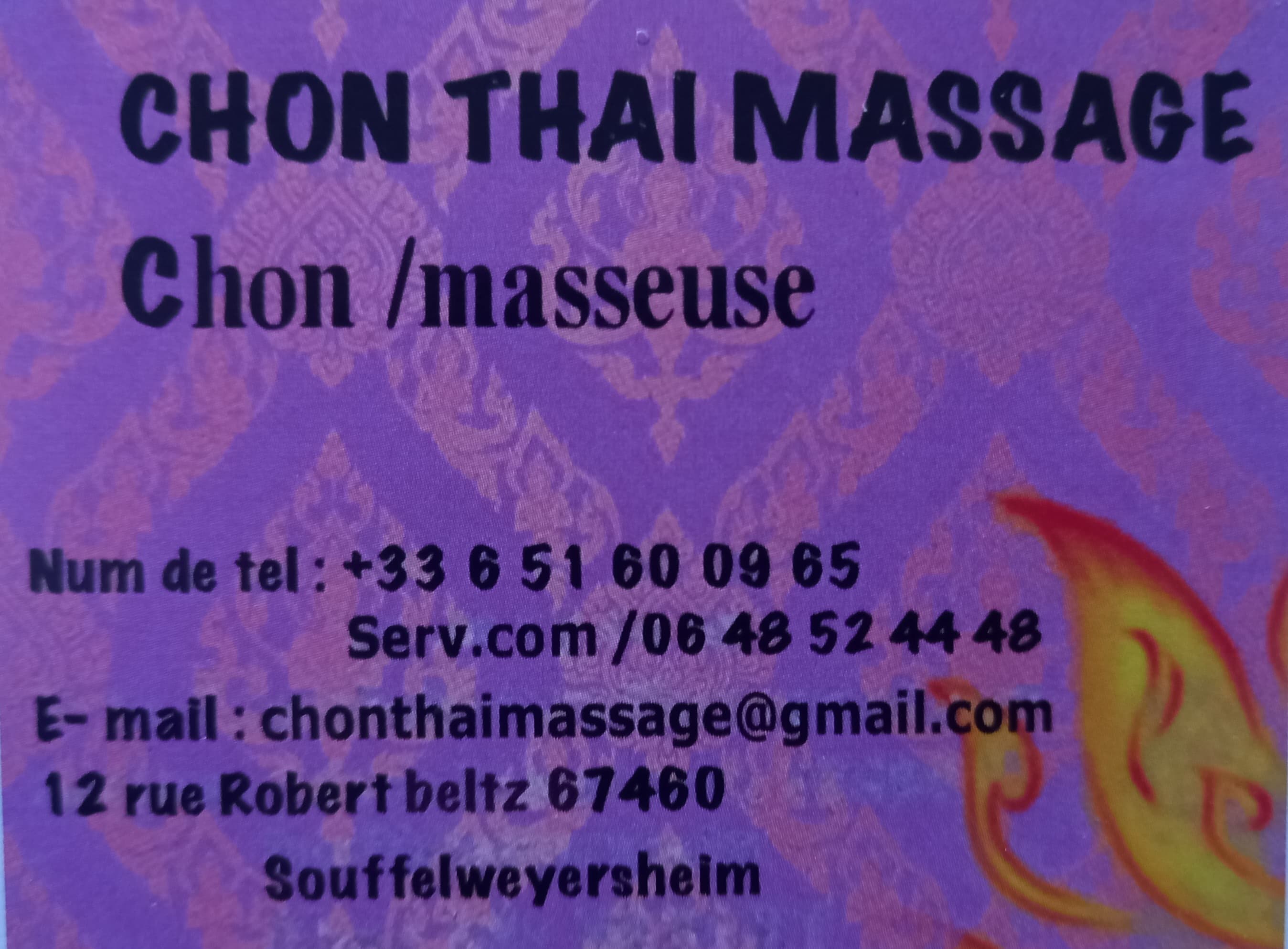chonthaimassage – massage thaï in Strasbourg